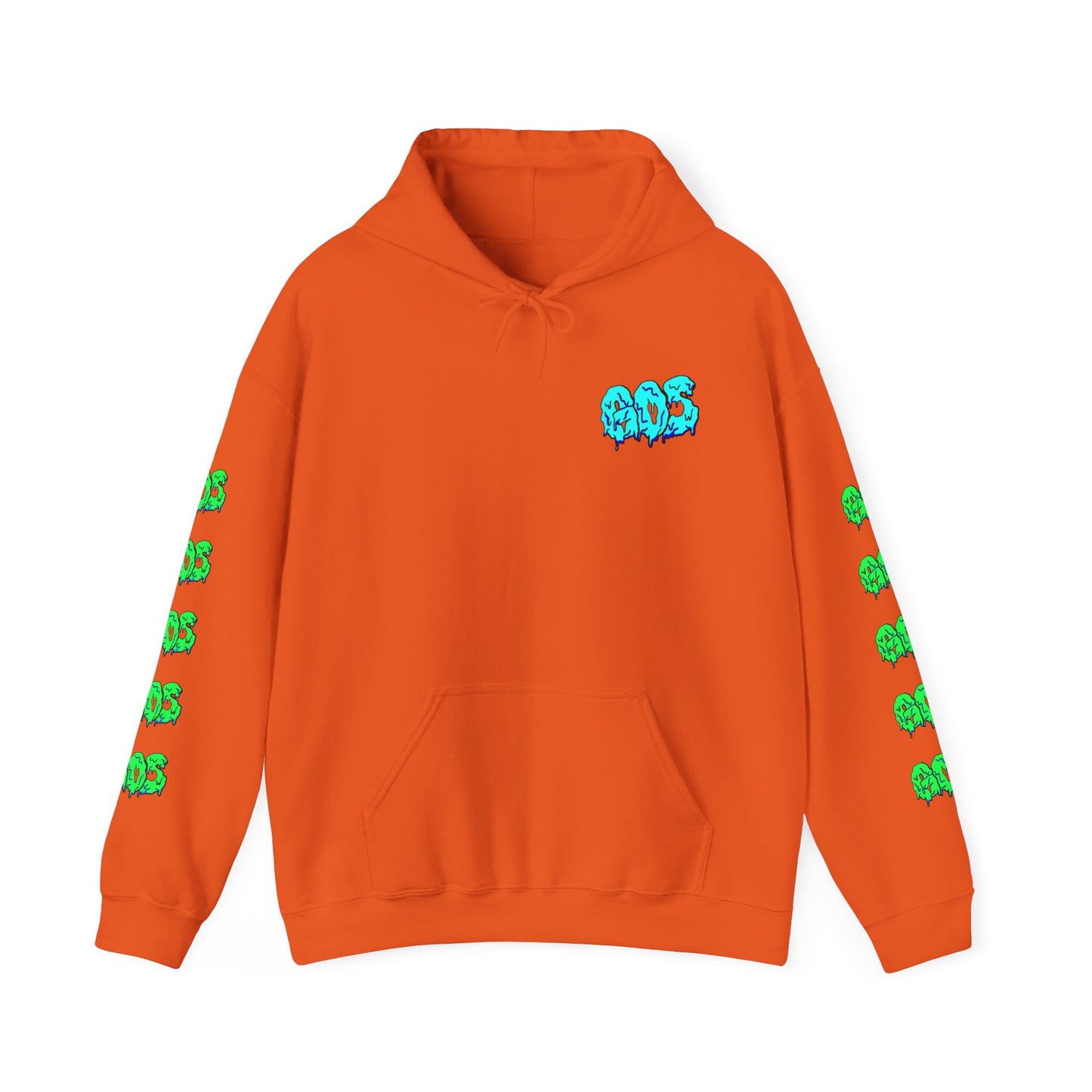 GOS SLIME blue/green FULL SLEEVE Unisex Hooded Sweatshirt