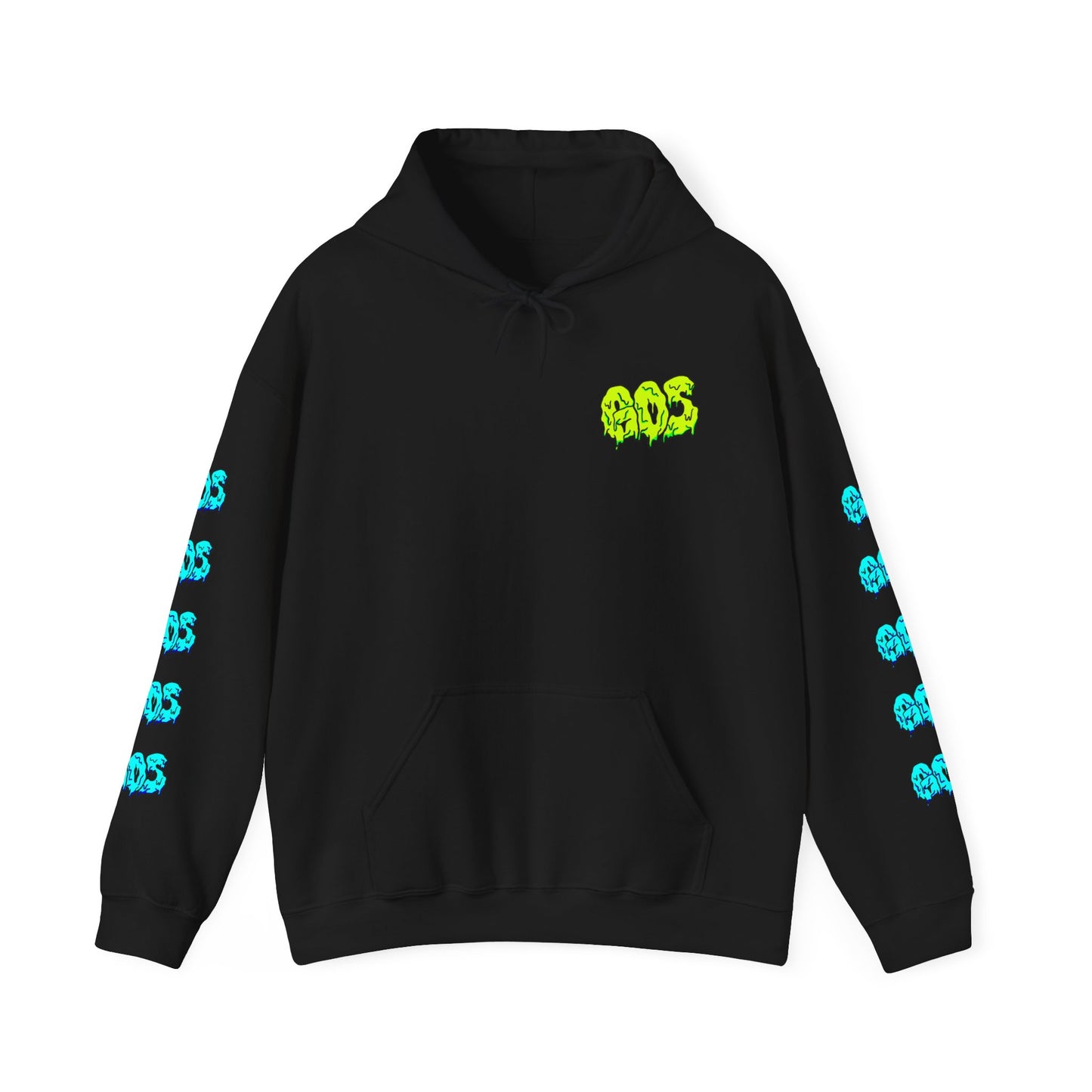 GOS SLIME yellow/blue FULL SLEEVE Unisex  Hooded Sweatshirt