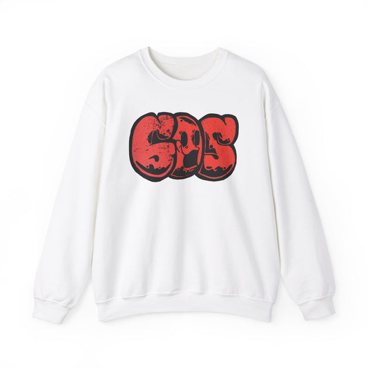 GOS SMILE unisex sweatshirt bordeaux red Unisex