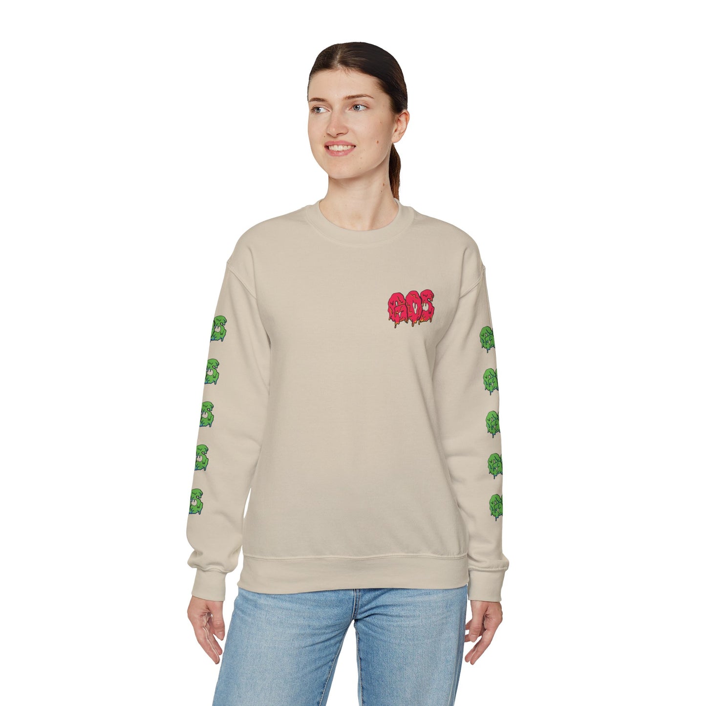 GOS SLIME red/green FULL SLEEVE unisex sweatshirt