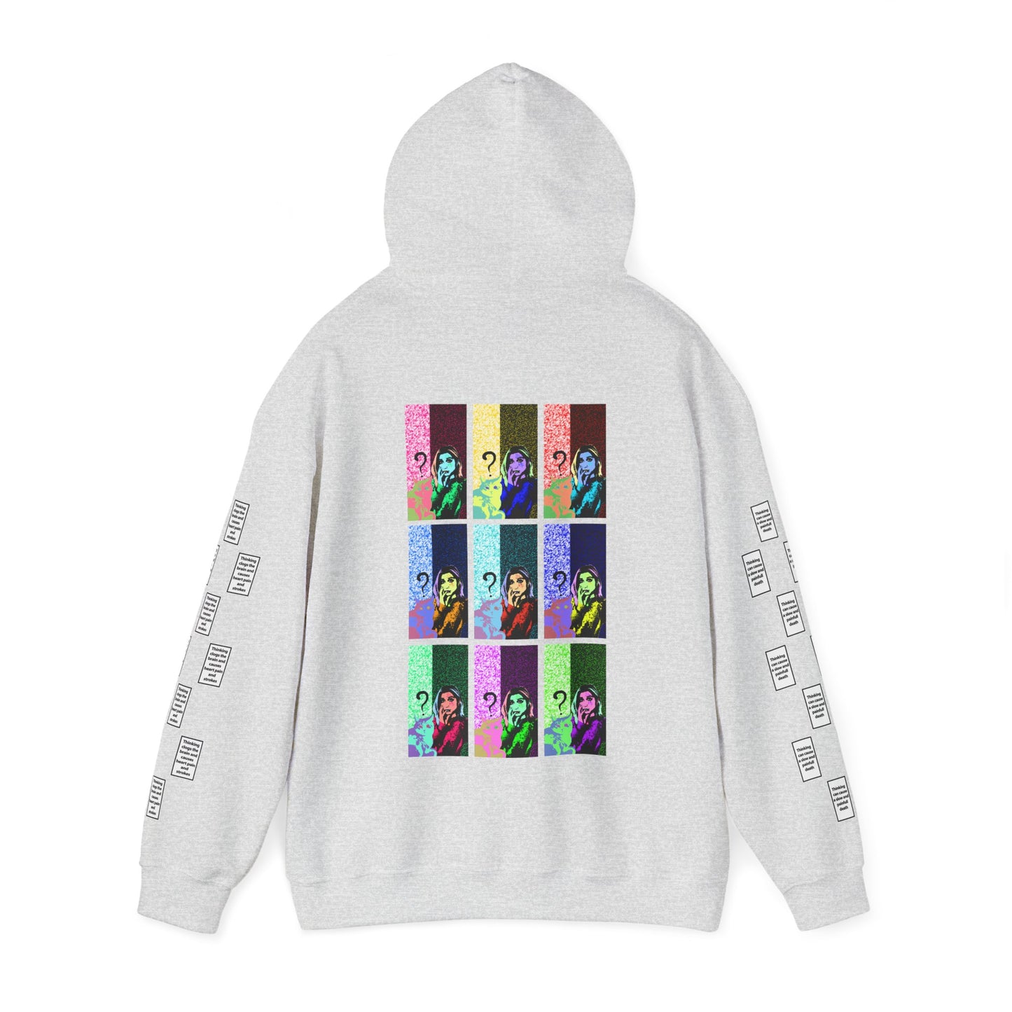 Irem 9 grid arm print, Unisex Heavy Blend Hooded Sweatshirt