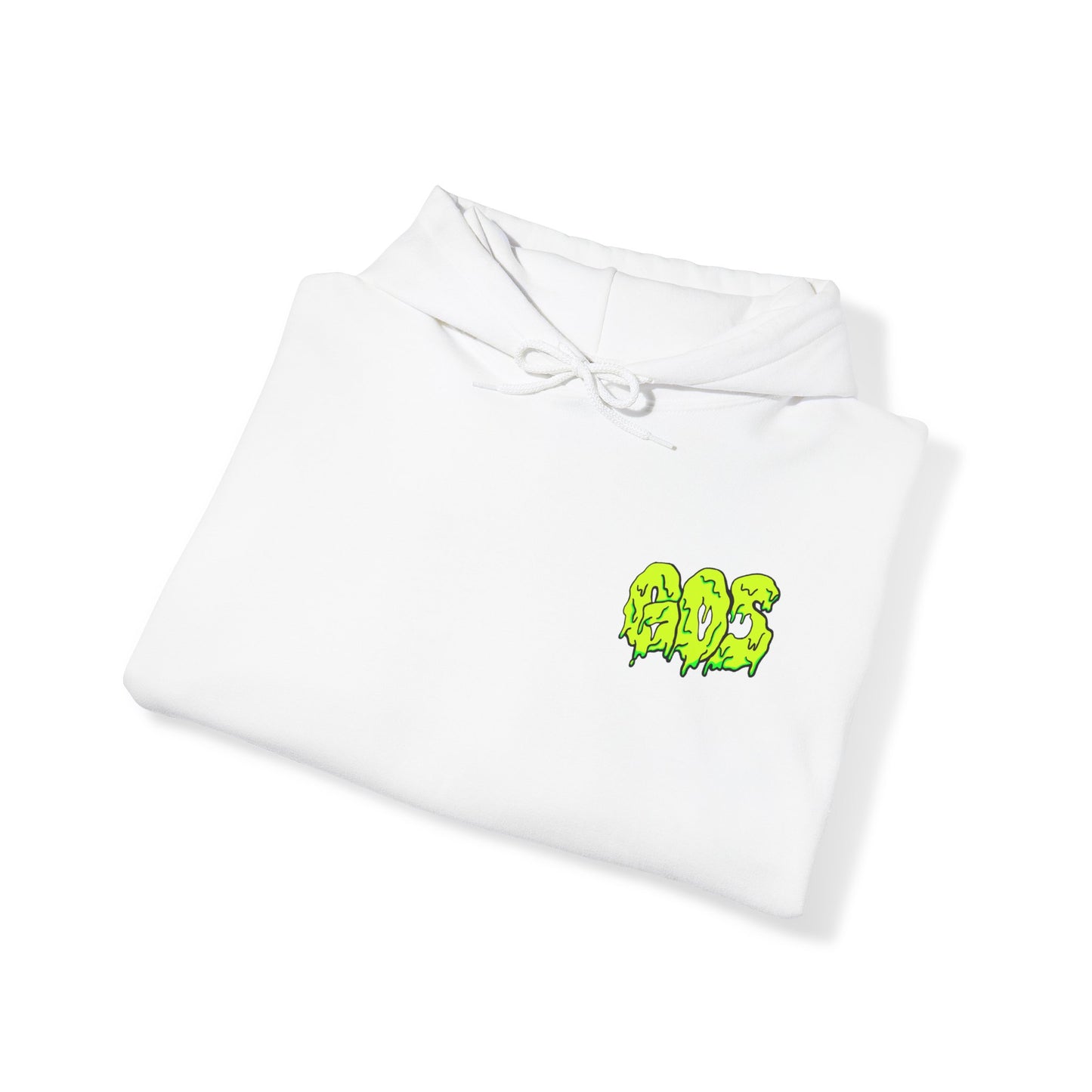 GOS SLIME yellow/aqua FULL SLEEVE Unisex  Hooded Sweatshirt