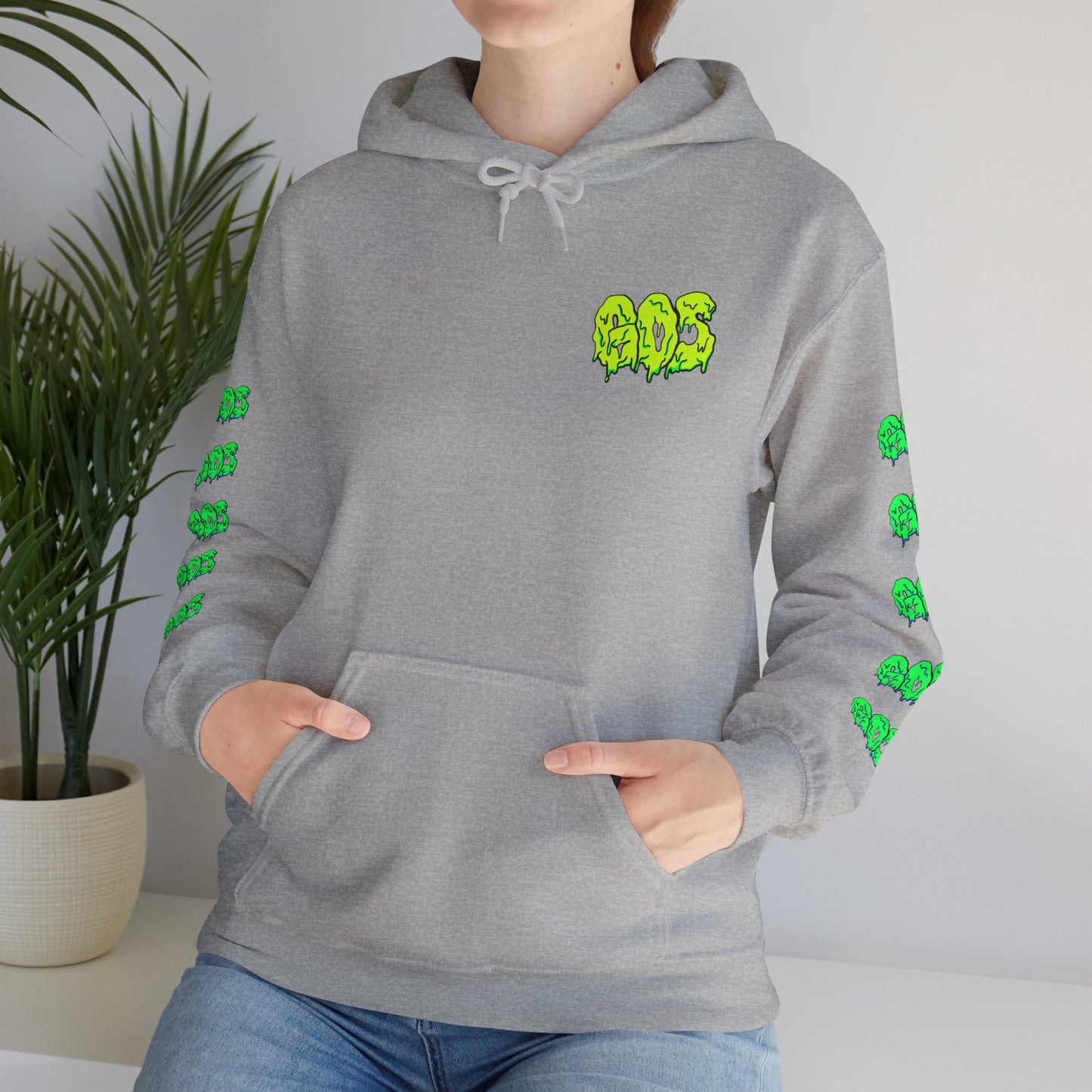 GOS SLIME yellow/green FULL SLEEVE Unisex Hooded Sweatshirt