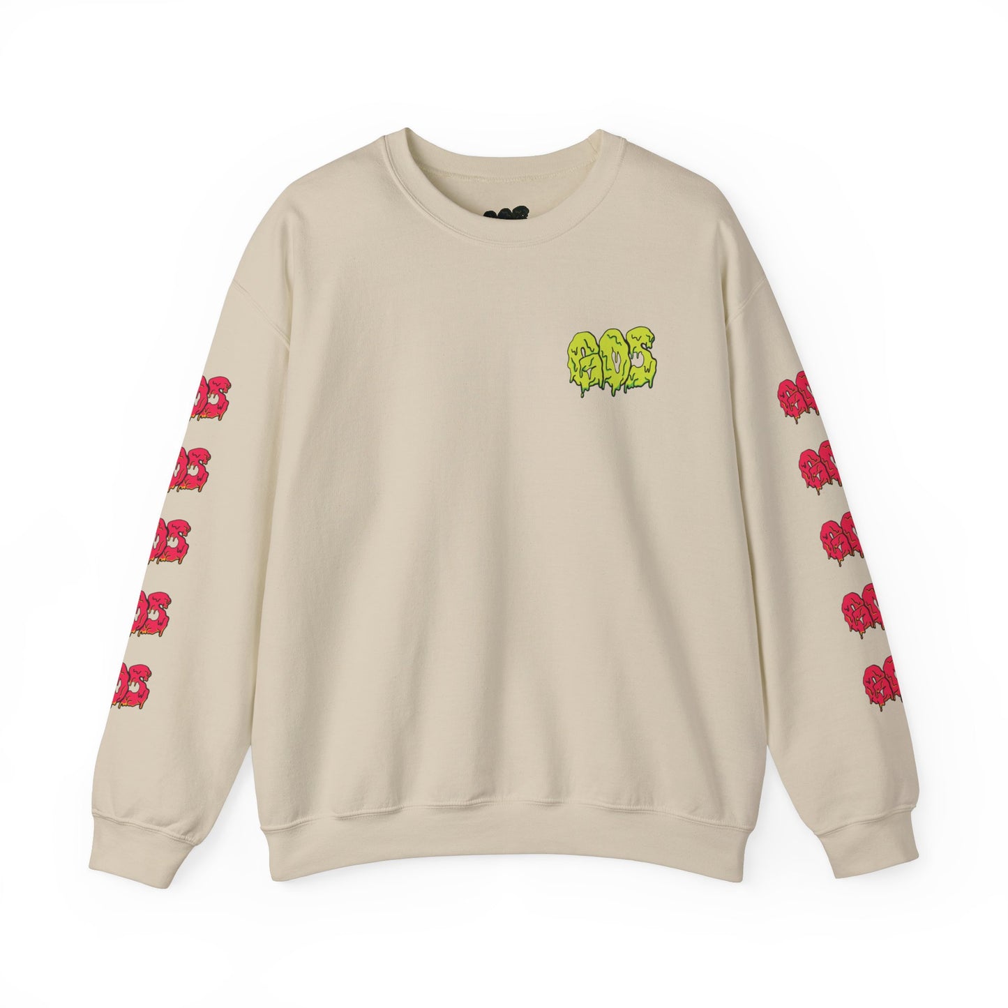 GOS SLIME acid green/red FULL SLEEVE unisex sweatshirt