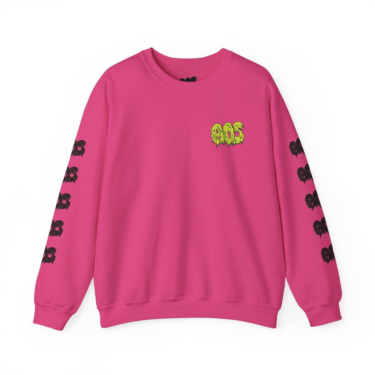 GOS SLIME acid green/black FULL SLEEVE unisex sweatshirt