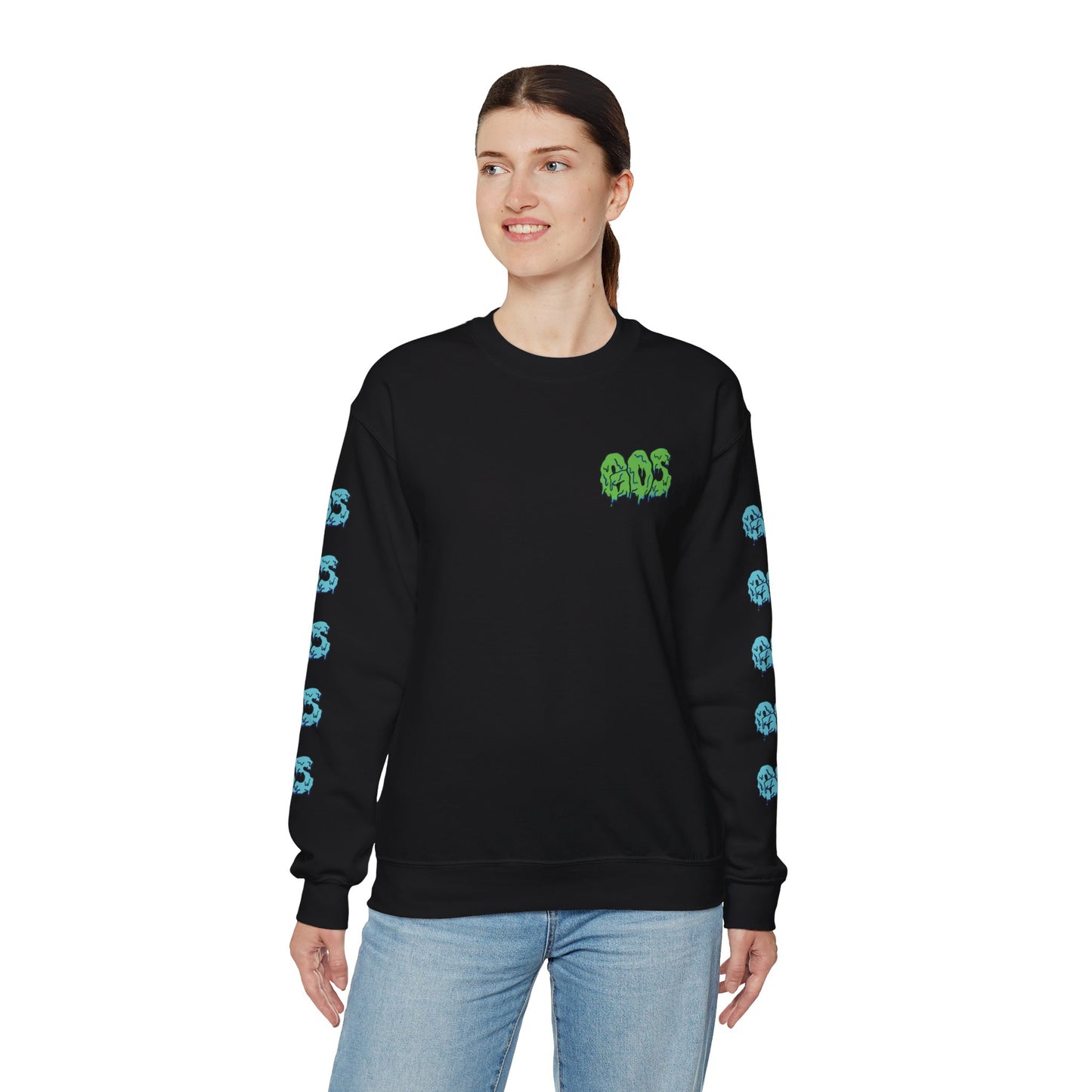 GOS SLIME green/blue FULL SLEEVE unisex sweatshirt