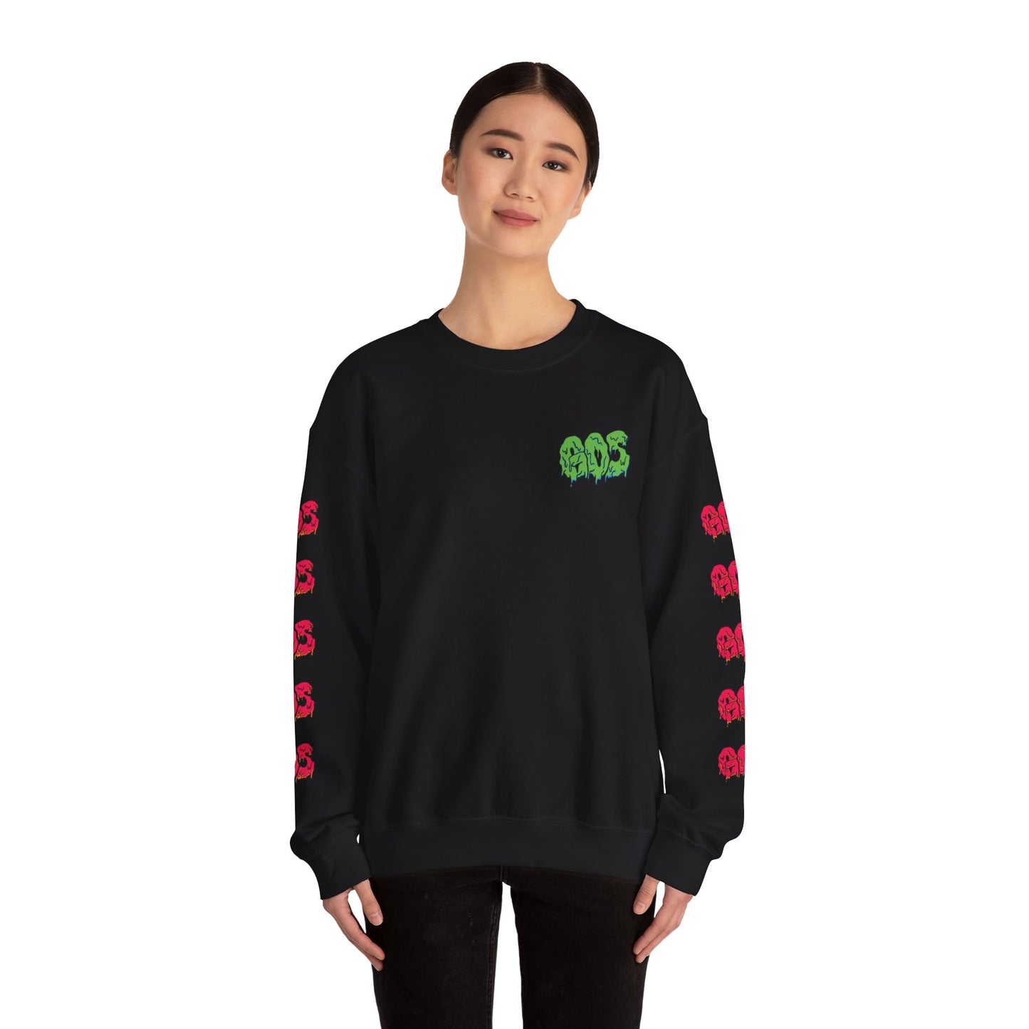 GOS SLIME green/red FULL SLEEVE unisex sweatshirt