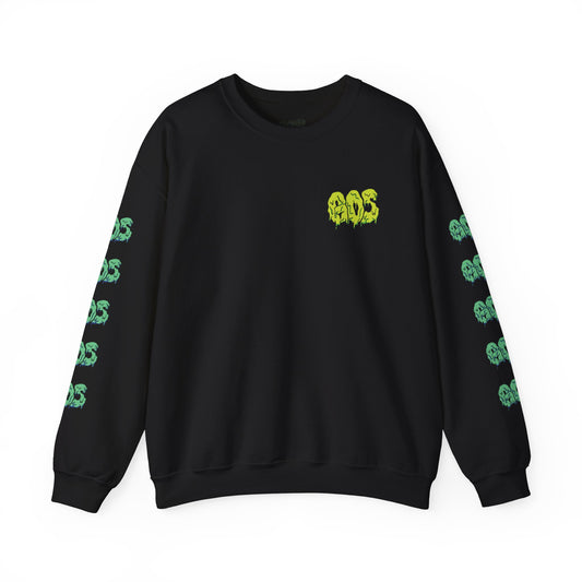 GOS SLIME acid green/aqua FULL SLEEVE unisex sweatshirt