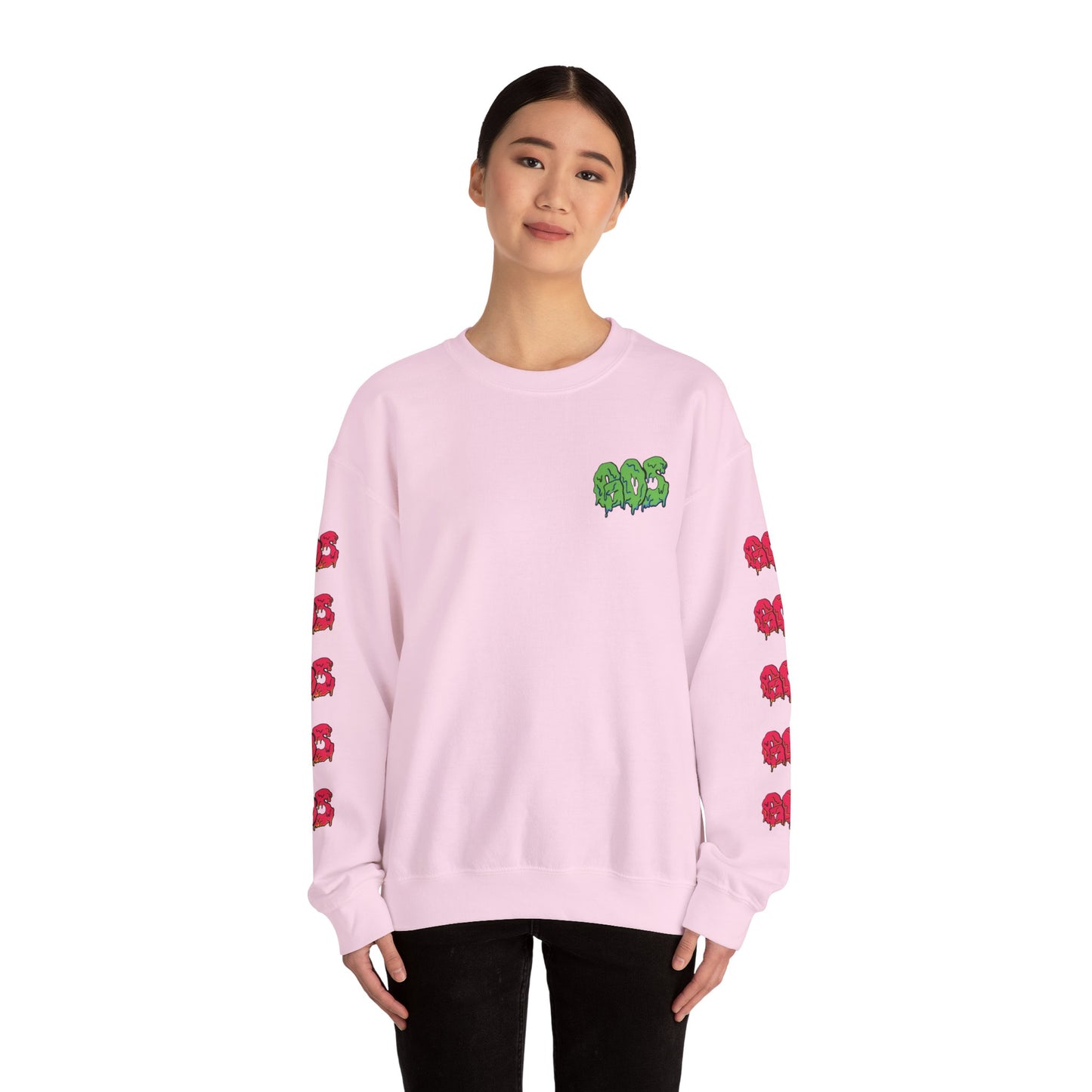 GOS SLIME green/red FULL SLEEVE unisex sweatshirt