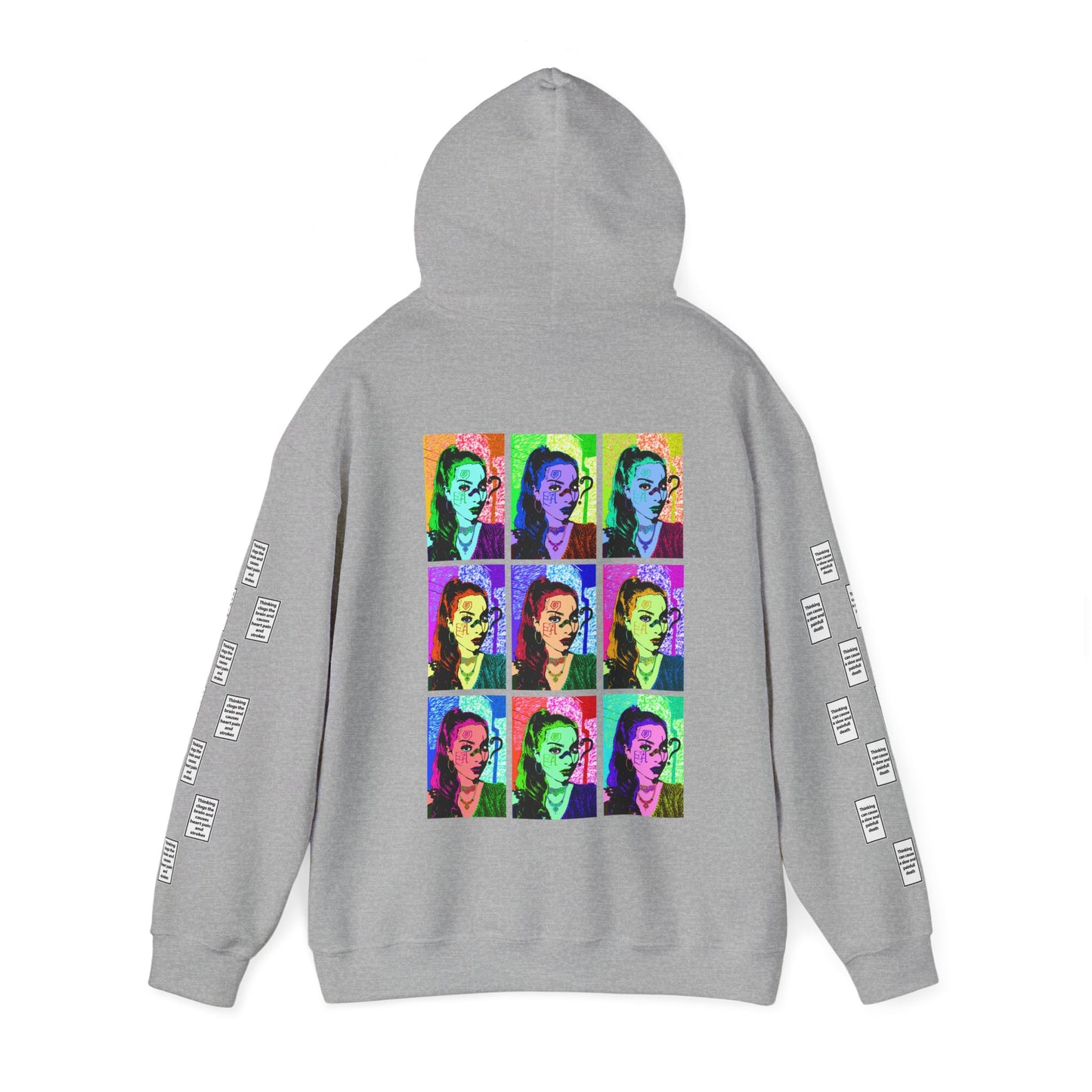 Selma 9 grid arm print, Unisex Heavy Blend Hooded Sweatshirt