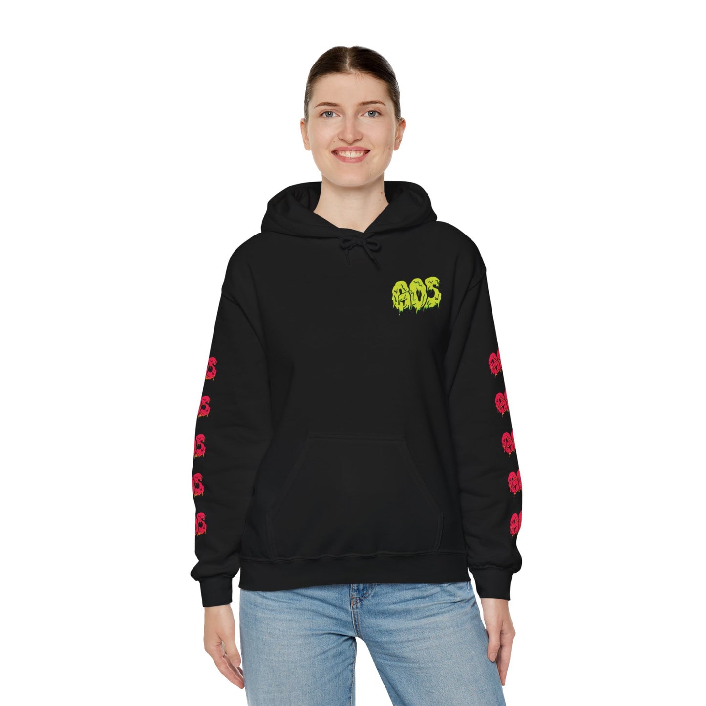 GOS SLIME yellow/red FULL SLEEVE Unisex Hooded Sweatshirt