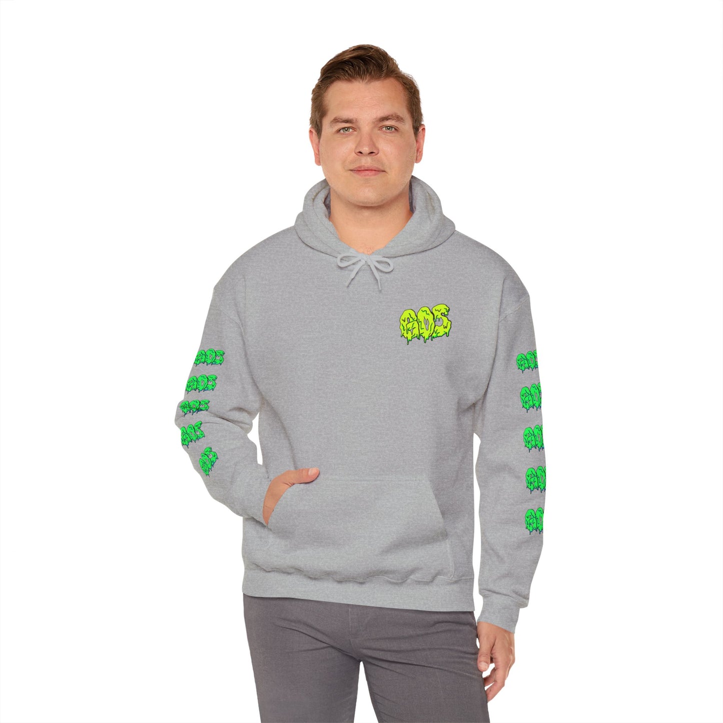 GOS SLIME yellow/green FULL SLEEVE Unisex Hooded Sweatshirt