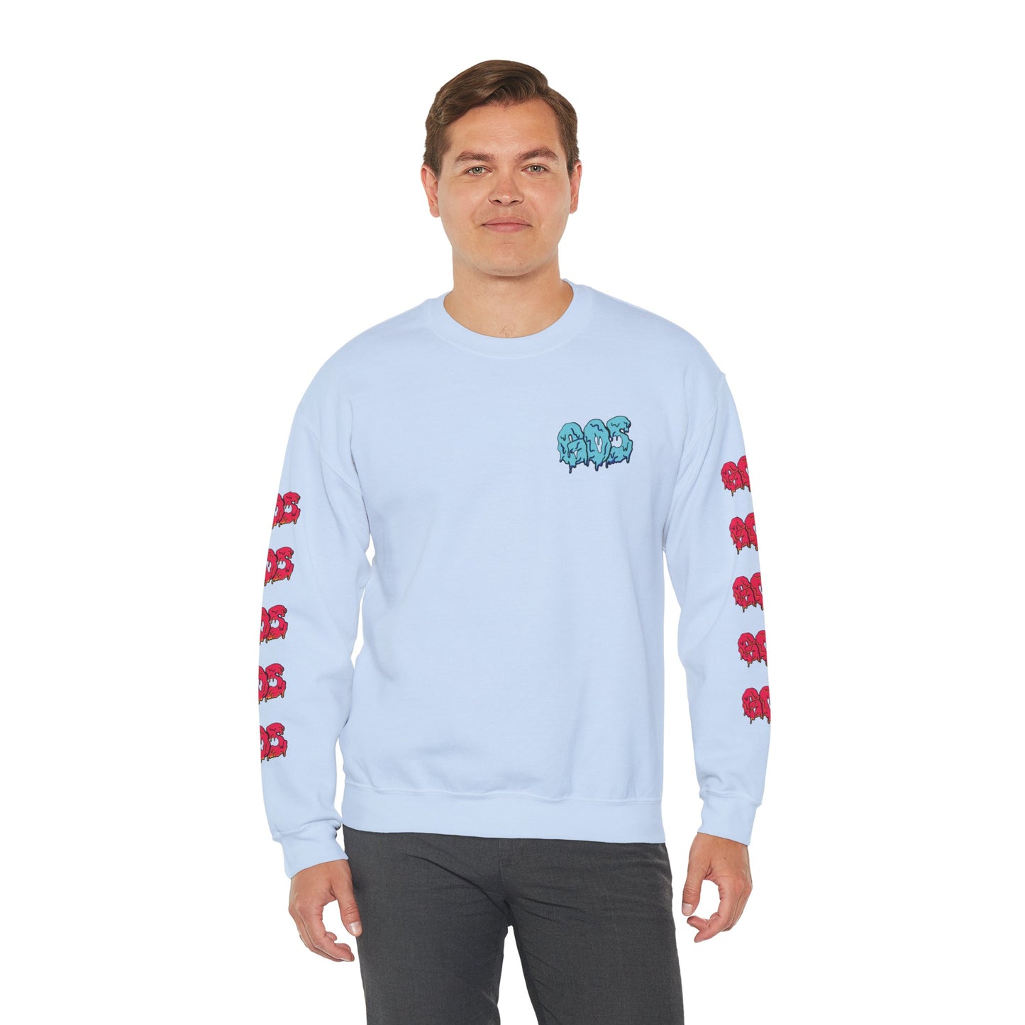 GOS SLIME blue/red FULL SLEEVE unisex sweatshirt