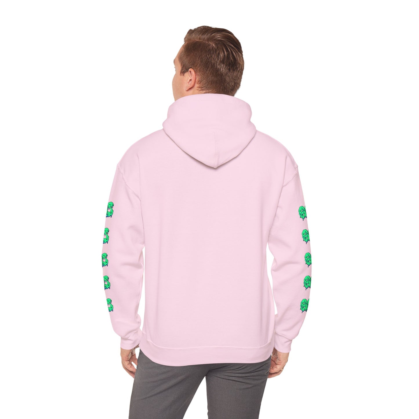 GOS SLIME green/aqua  FULL SLEEVE Unisex Hooded Sweatshirt