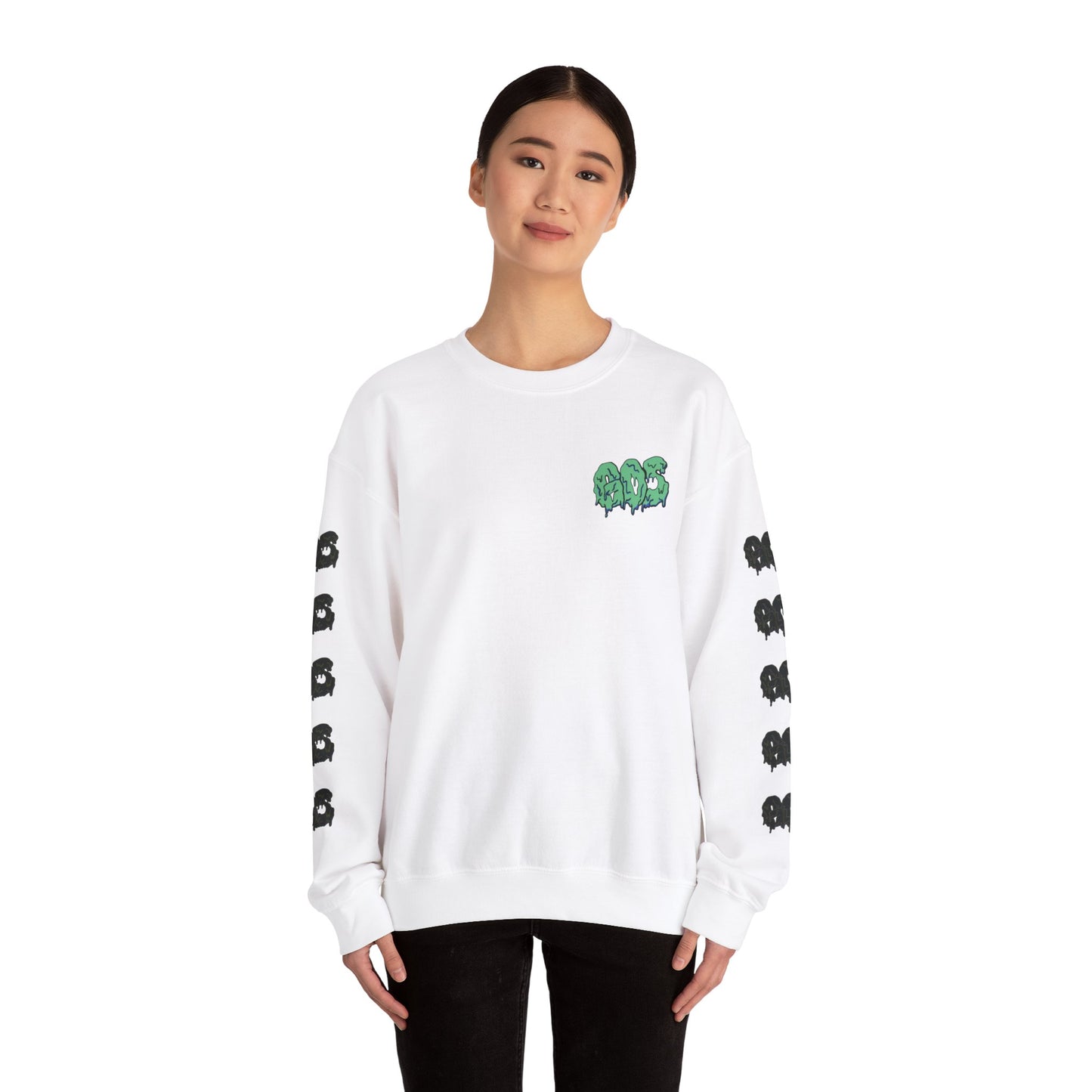 GOS SLIME aqua/black FULL SLEEVE unisex sweatshirt