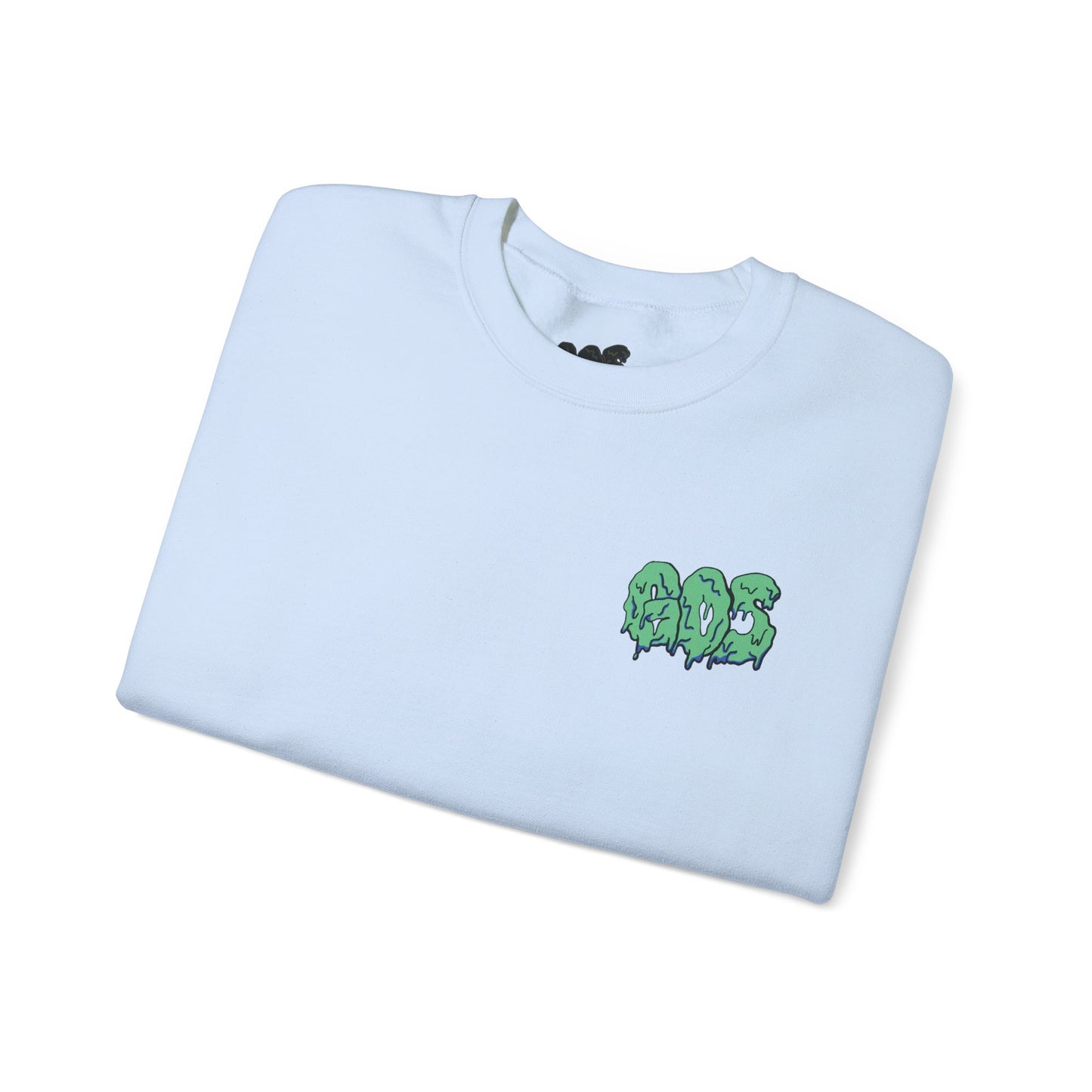 GOS SLIME aqua/acid green FULL SLEEVE unisex sweatshirt