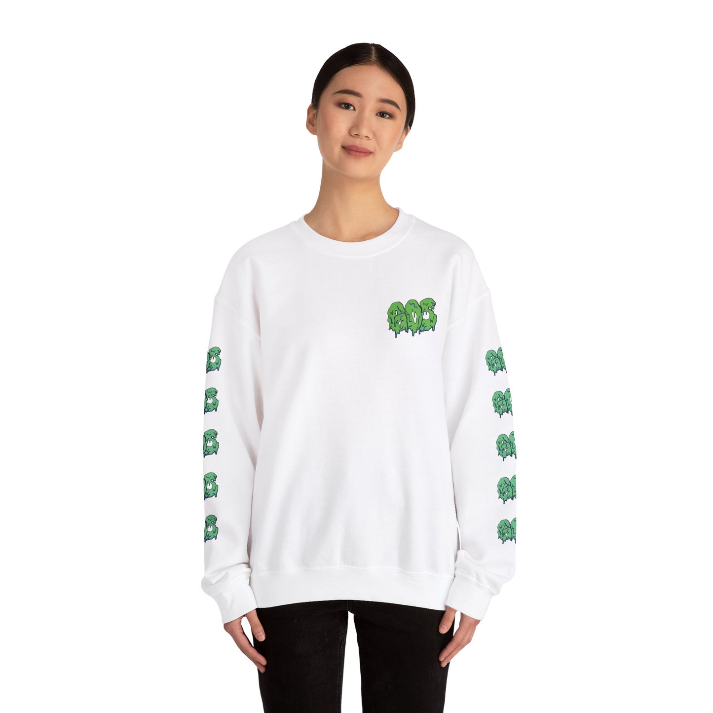 GOS SLIME green/aqua FULL SLEEVE unisex sweatshirt