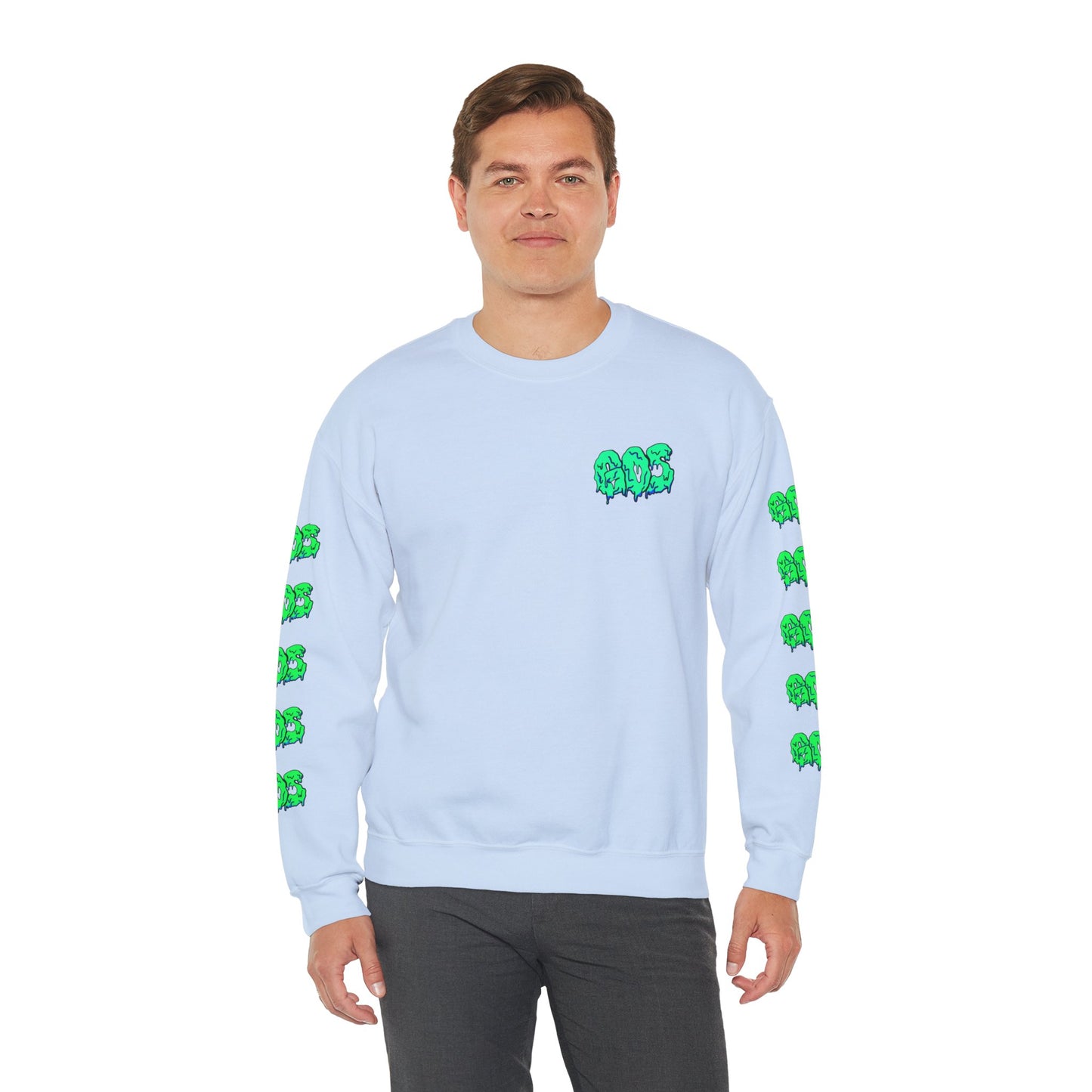 GOS SLIME aqua/green FULL SLEEVE unisex sweatshirt