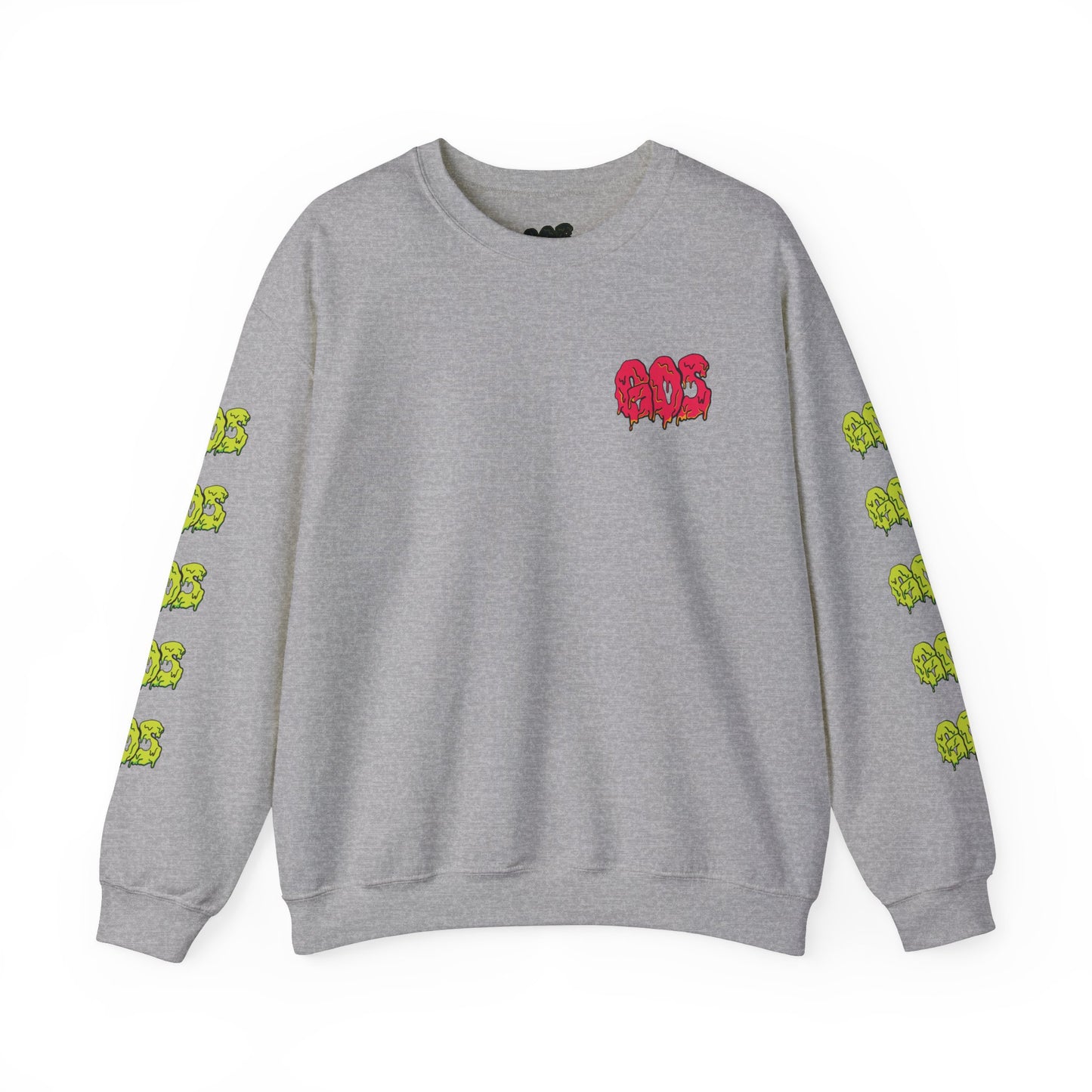 GOS SLIME red/acid green FULL SLEEVE unisex sweatshirt