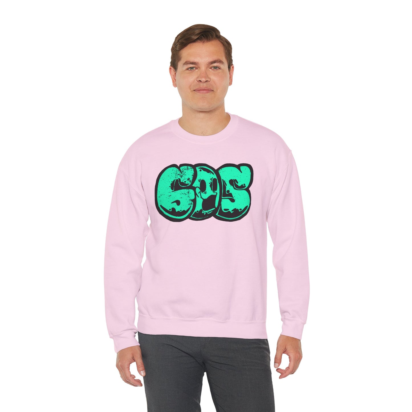 GOS SMILE aquamarine unisex sweatshirt