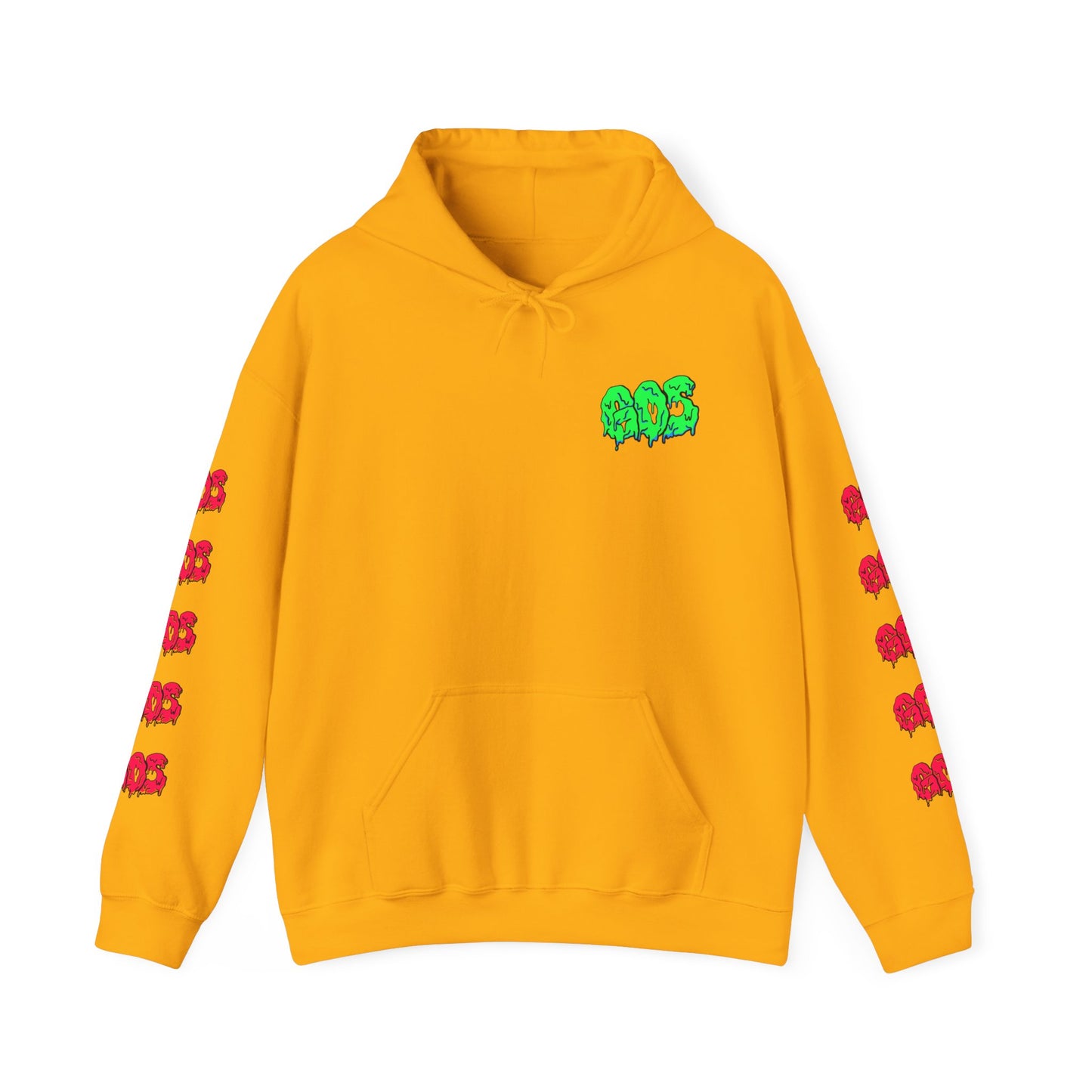 GOS SLIME green/red FULL SLEEVE Unisex Hooded Sweatshirt