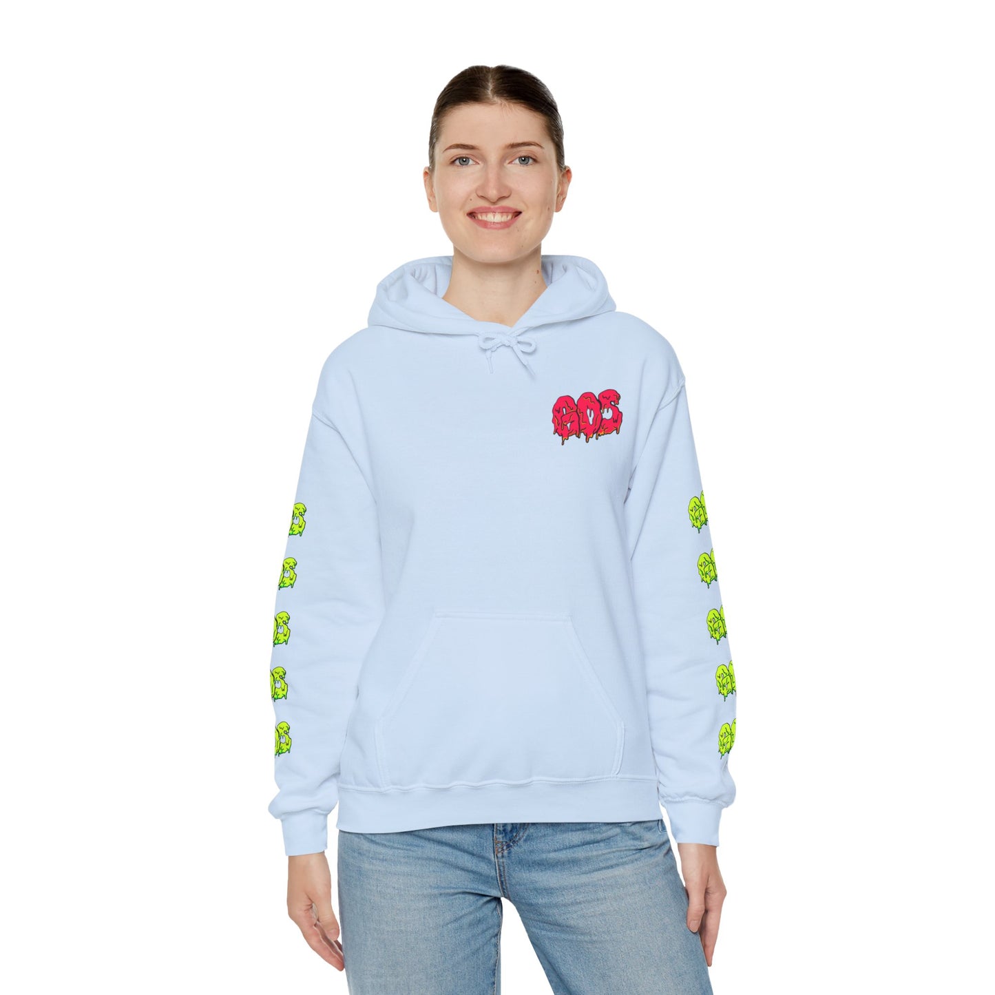 GOS SLIME red/yellow FULL SLEEVE Unisex Hooded Sweatshirt