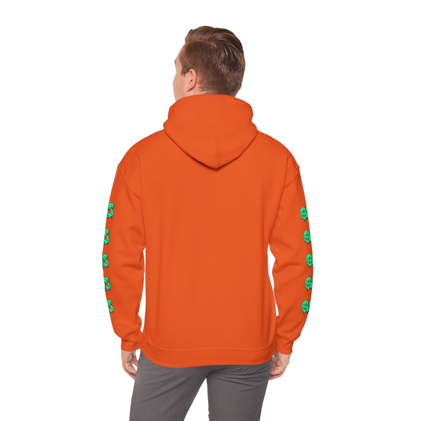 GOS SLIME green/aqua  FULL SLEEVE Unisex Hooded Sweatshirt