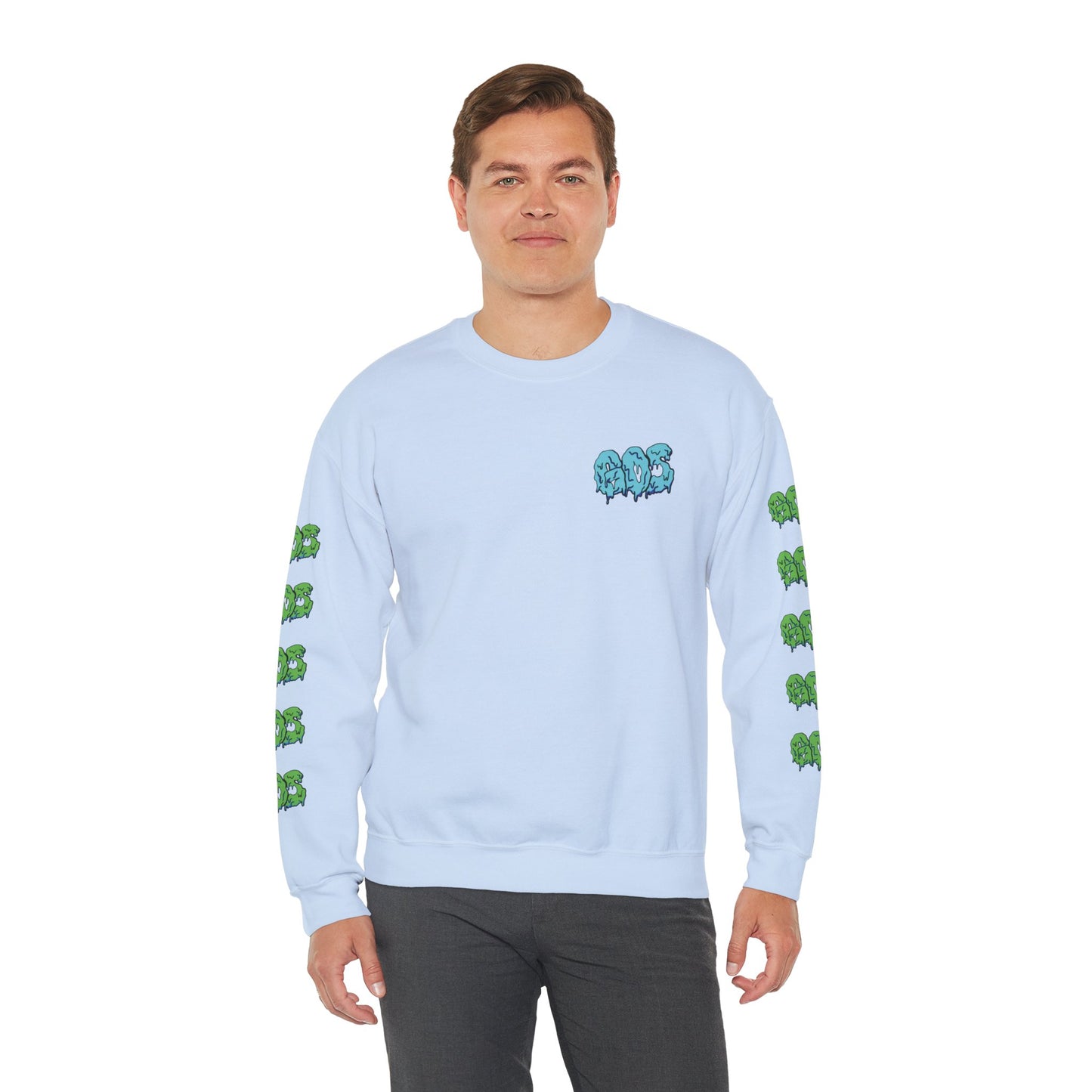 GOS SLIME blue/green FULL SLEEVE unisex sweatshirt