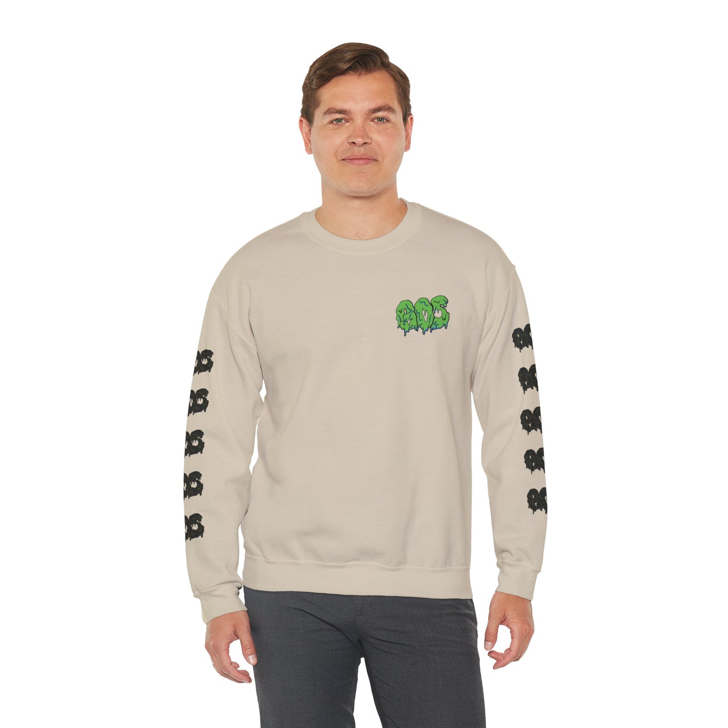 GOS SLIME green/black FULL SLEEVE unisex sweatshirt