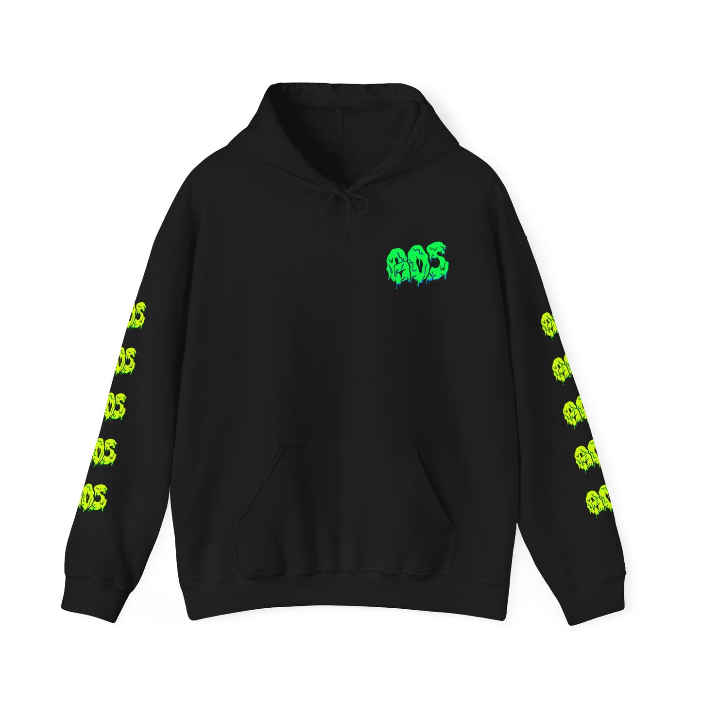 GOS SLIME green/acid green FULL SLEEVE Unisex Hooded Sweatshirt