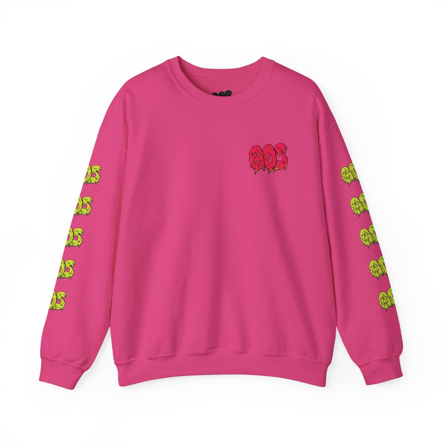 GOS SLIME red/acid green FULL SLEEVE unisex sweatshirt