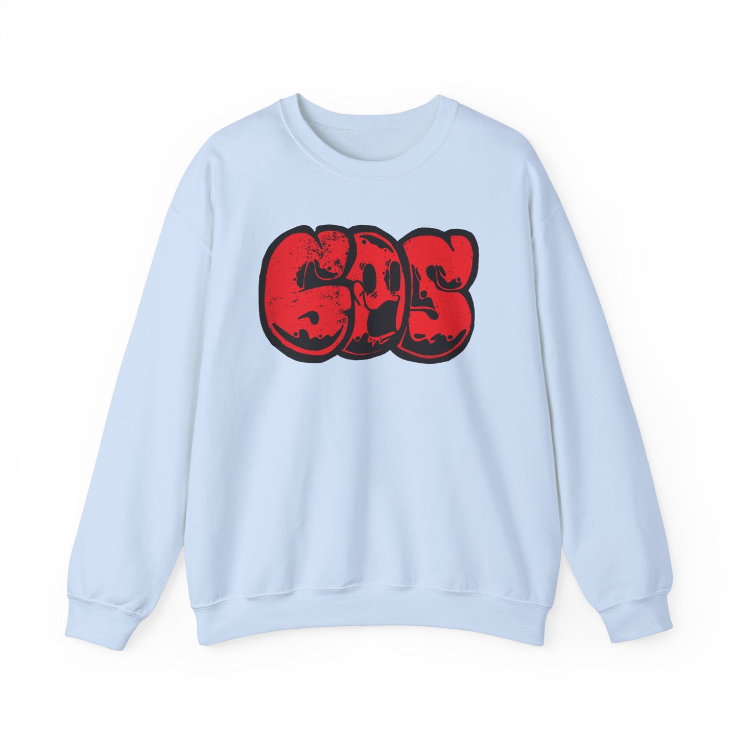 GOS SMILE red unisex sweatshirt