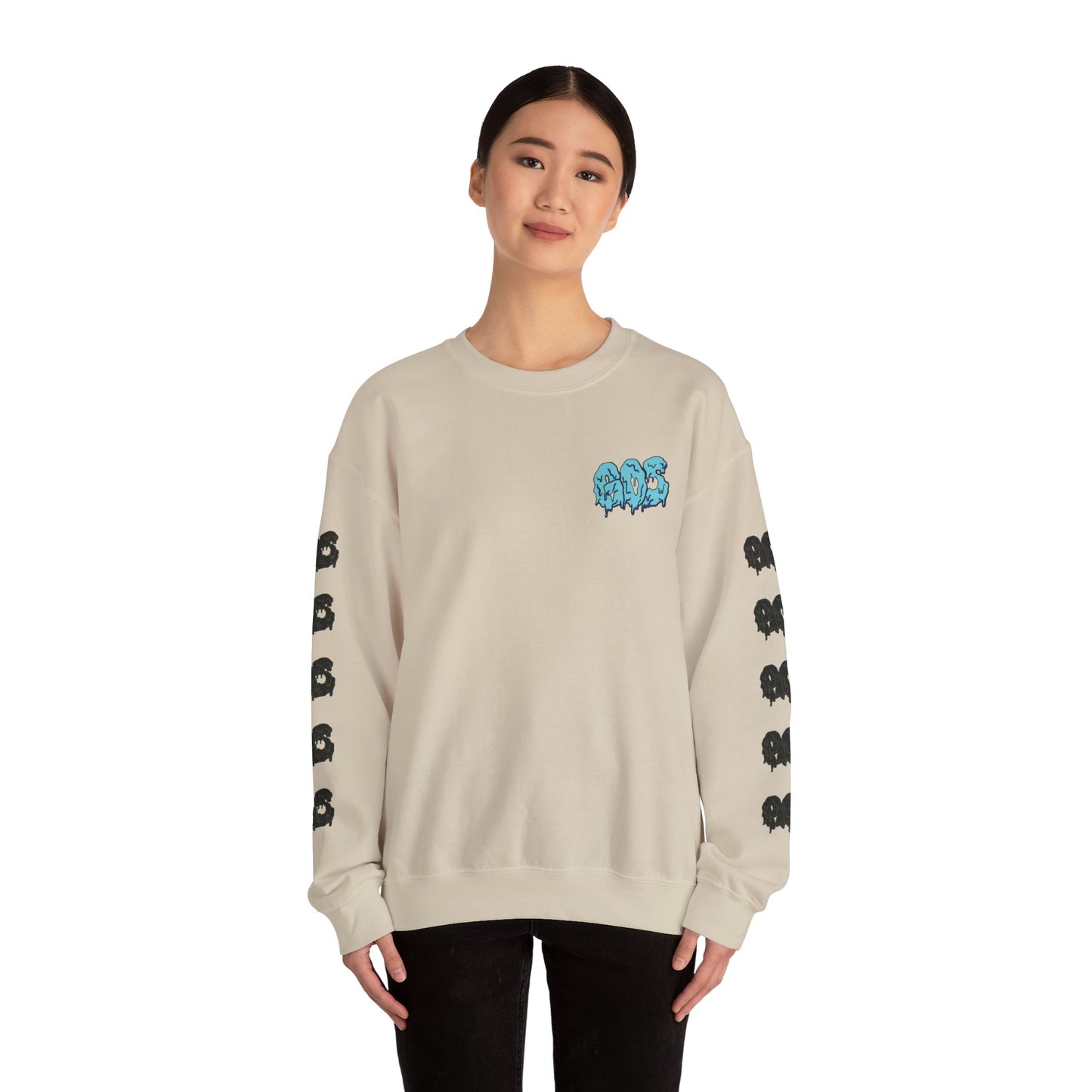 GOS SLIME blue/black FULL SLEEVE unisex sweatshirt