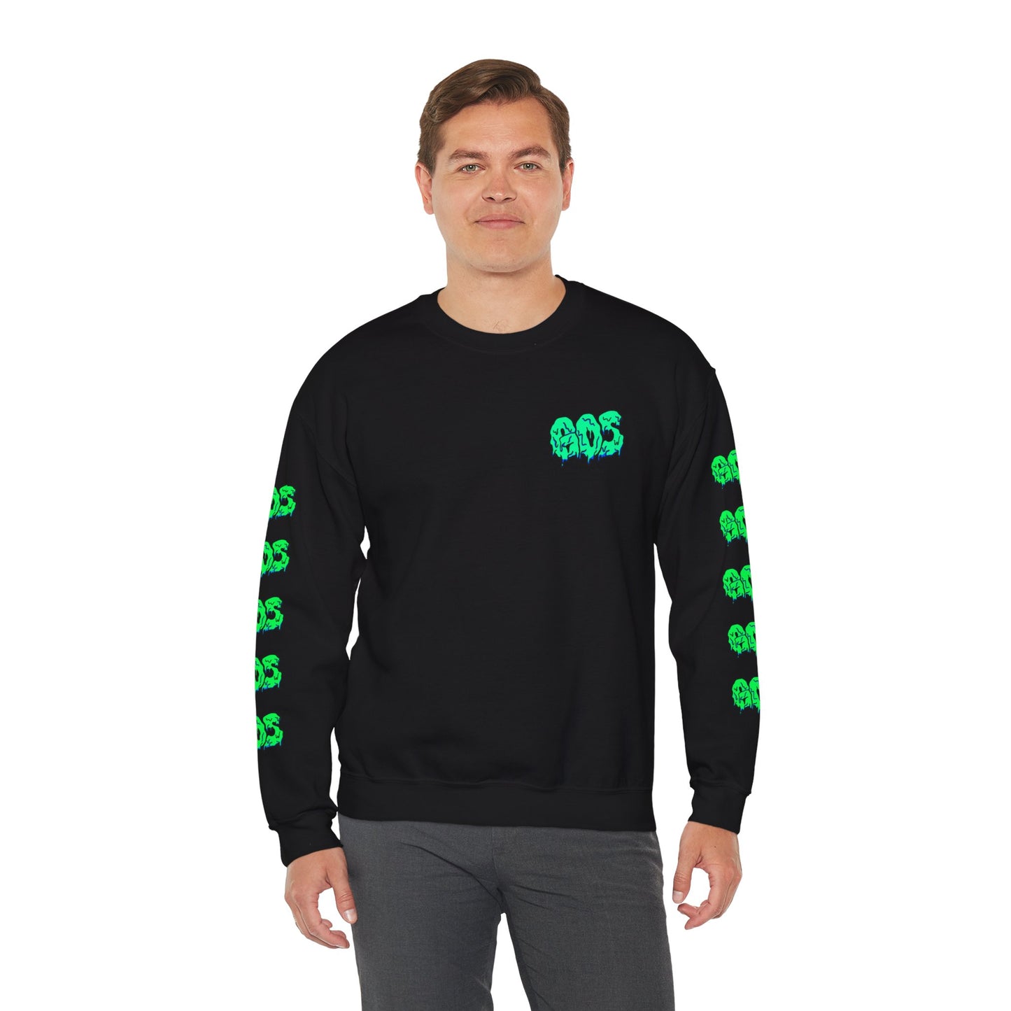 GOS SLIME aqua/green FULL SLEEVE unisex sweatshirt