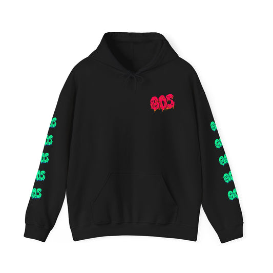 GOS SLIME red/aqua FULL SLEEVE Unisex Hooded Sweatshirt