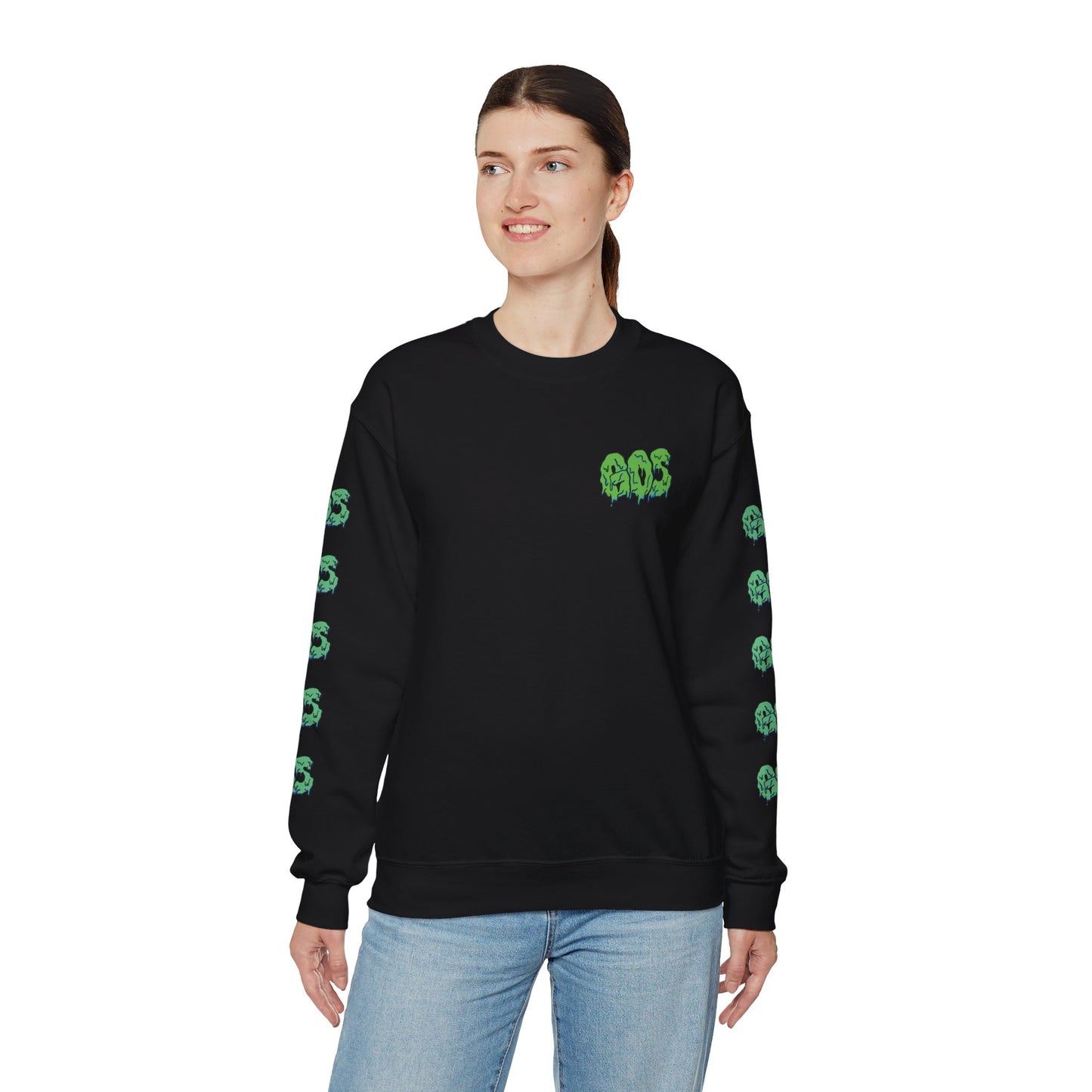 GOS SLIME green/aqua FULL SLEEVE unisex sweatshirt