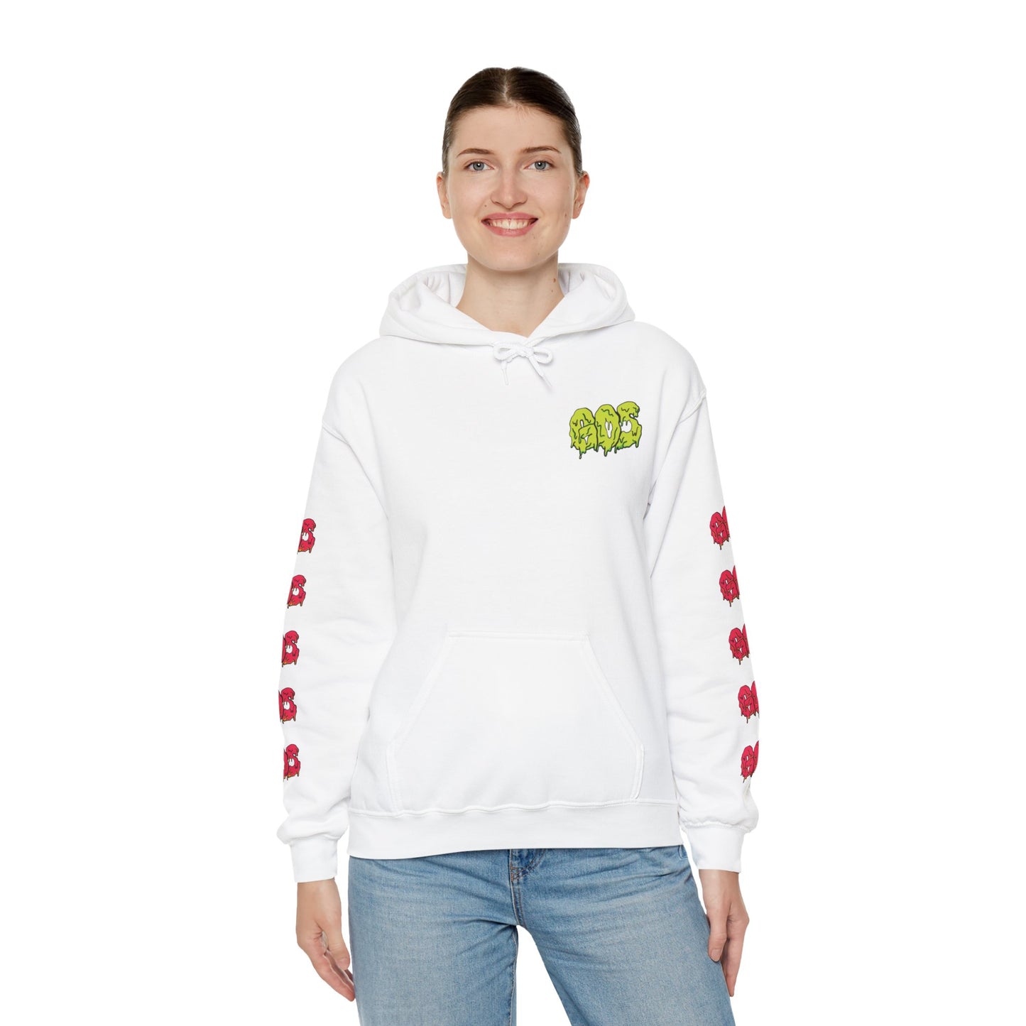 GOS SLIME yellow/red FULL SLEEVE Unisex Hooded Sweatshirt