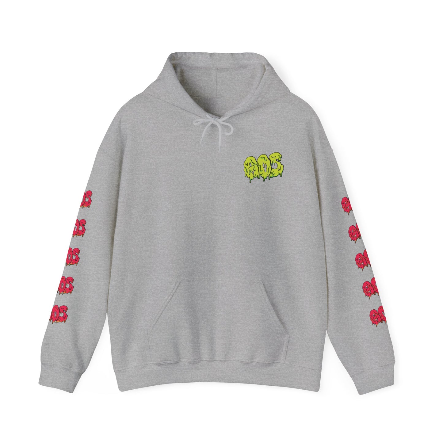 GOS SLIME yellow/red FULL SLEEVE Unisex Hooded Sweatshirt