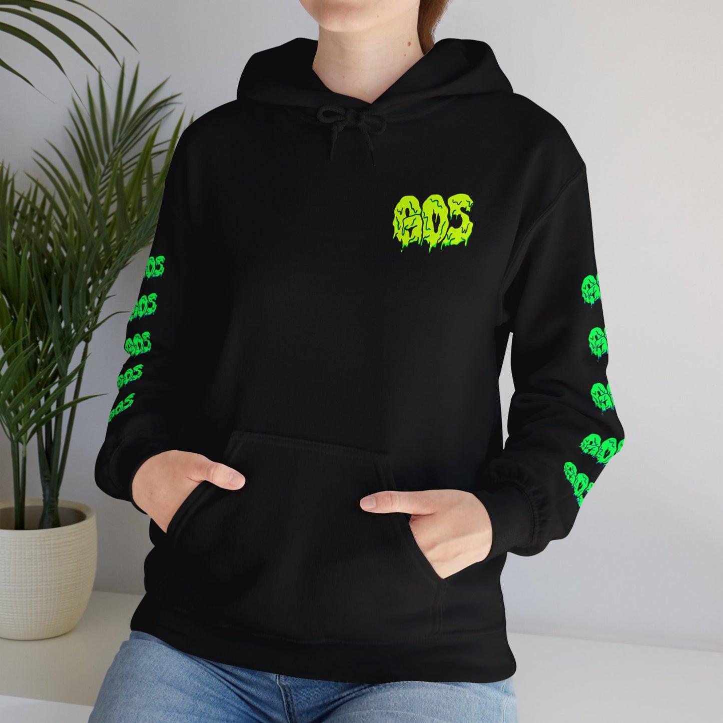 GOS SLIME yellow/green FULL SLEEVE Unisex Hooded Sweatshirt