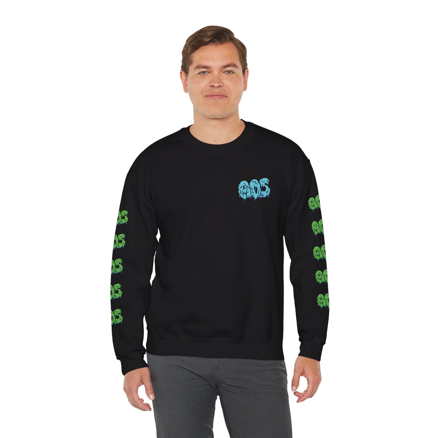 GOS SLIME blue/green FULL SLEEVE unisex sweatshirt