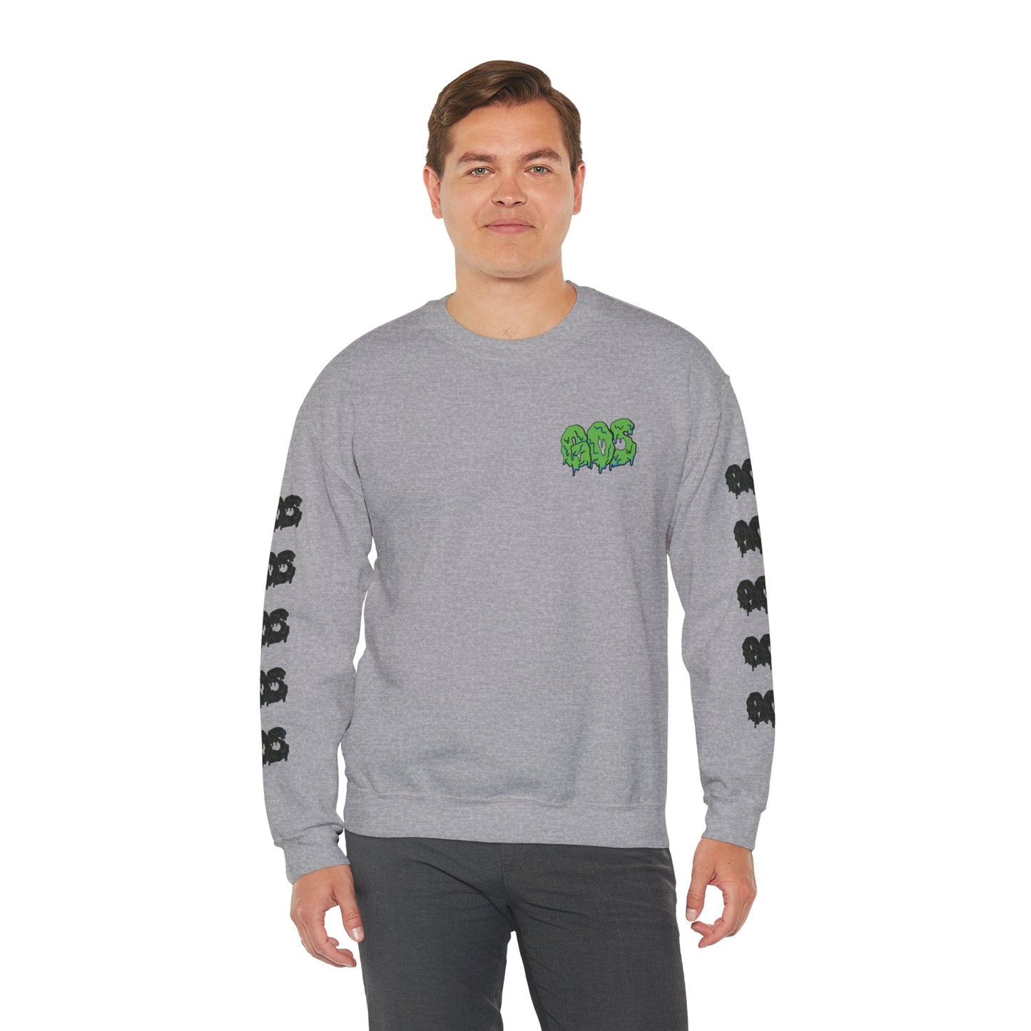 GOS SLIME green/black FULL SLEEVE unisex sweatshirt