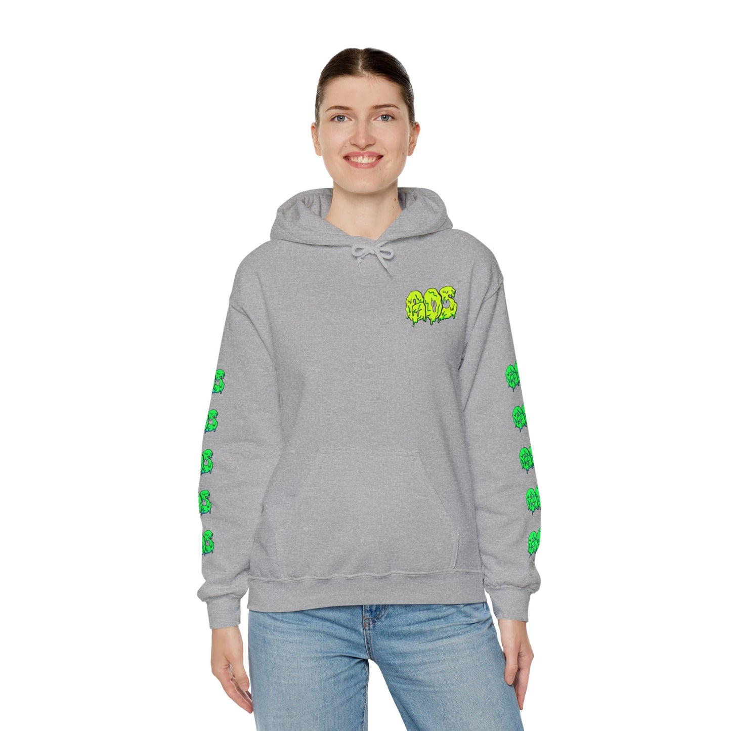 GOS SLIME yellow/green FULL SLEEVE Unisex Hooded Sweatshirt