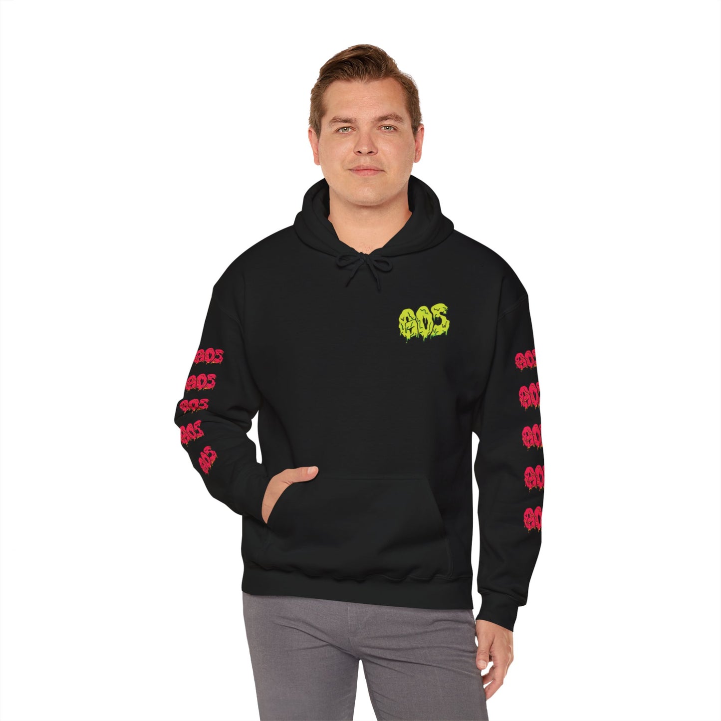 GOS SLIME yellow/red FULL SLEEVE Unisex Hooded Sweatshirt