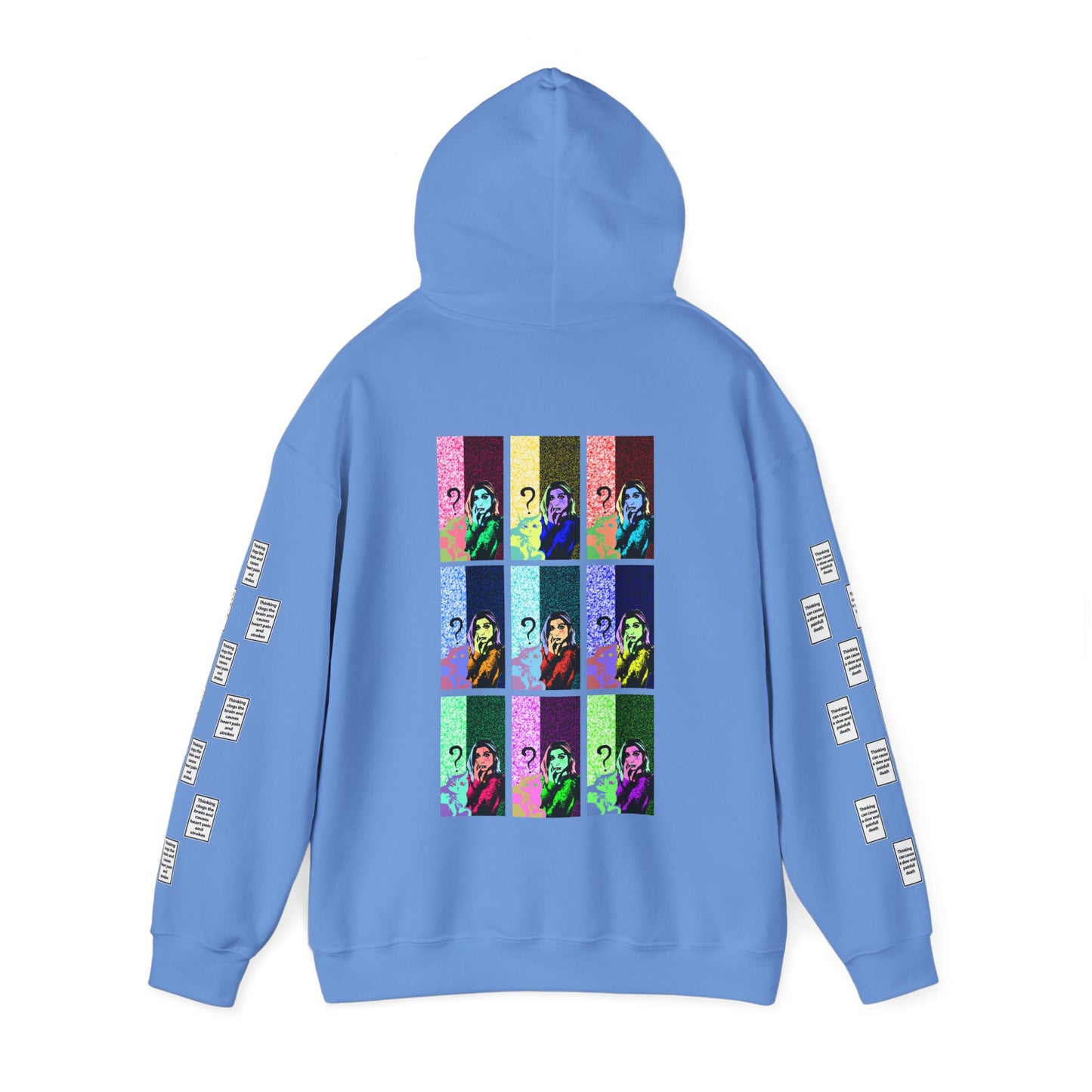 Irem 9 grid arm print, Unisex Heavy Blend Hooded Sweatshirt