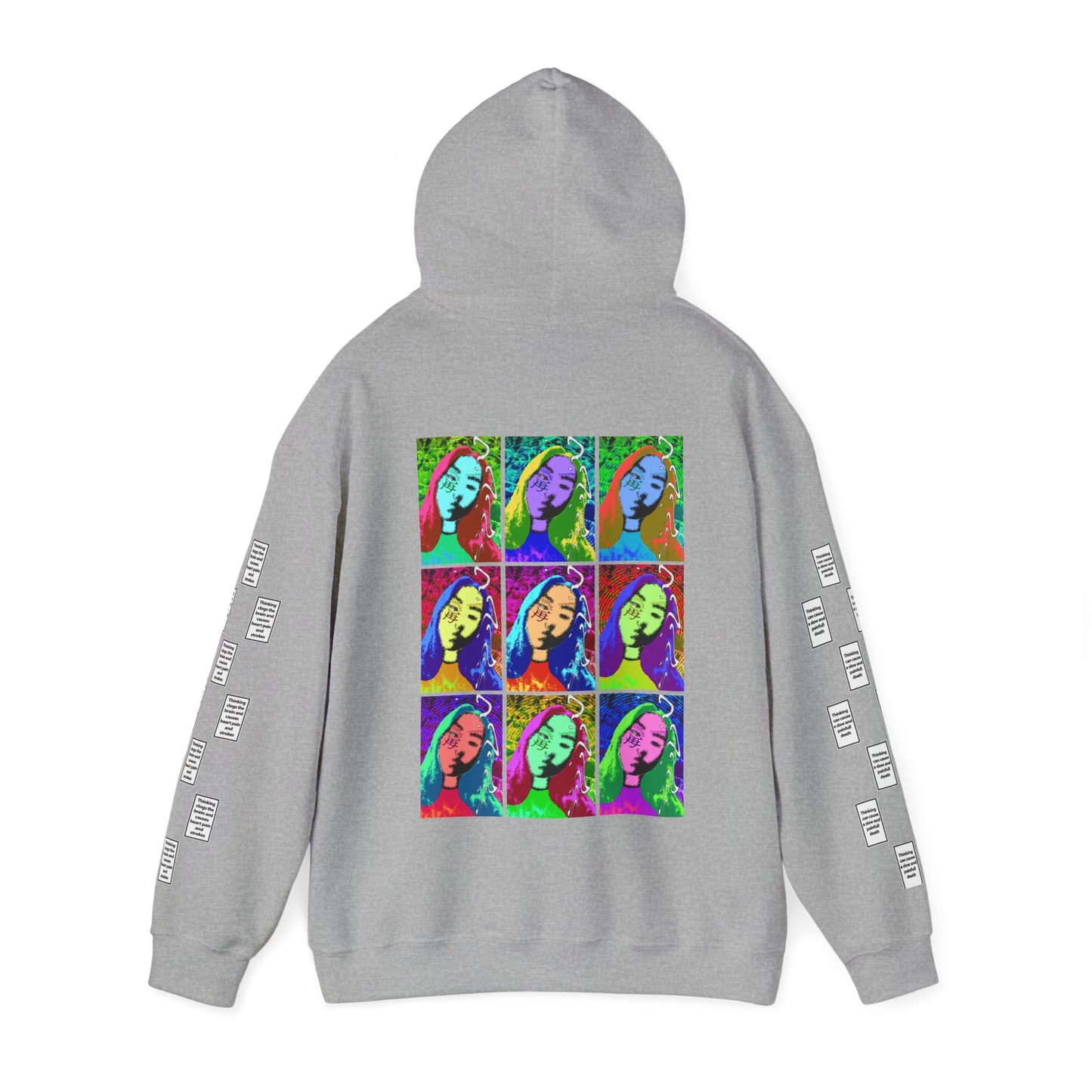 Laurien 9 grid arm print, Unisex Heavy Blend Hooded Sweatshirt