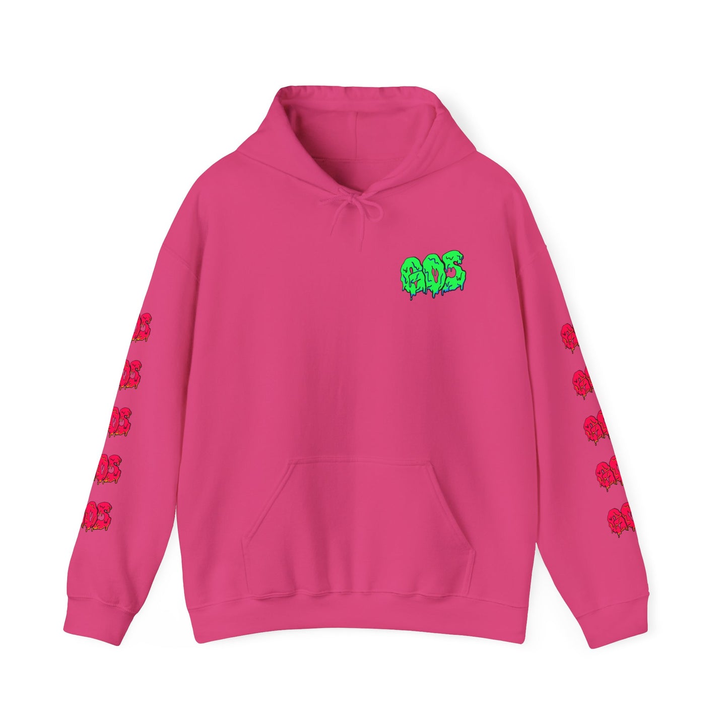 GOS SLIME green/red FULL SLEEVE Unisex Hooded Sweatshirt