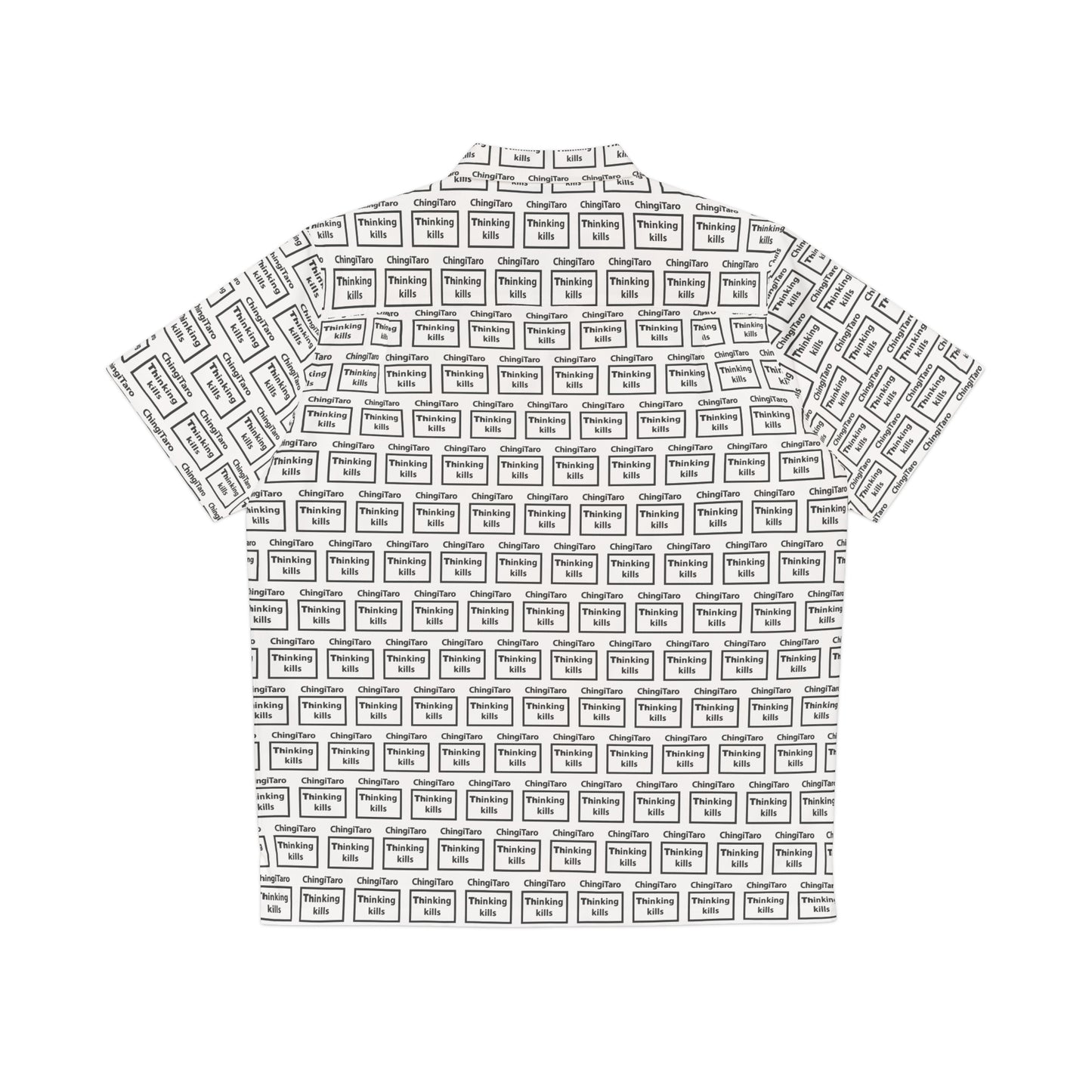 Thinking Kills Men's Indonesian Urban Pattern Shirt (AOP)