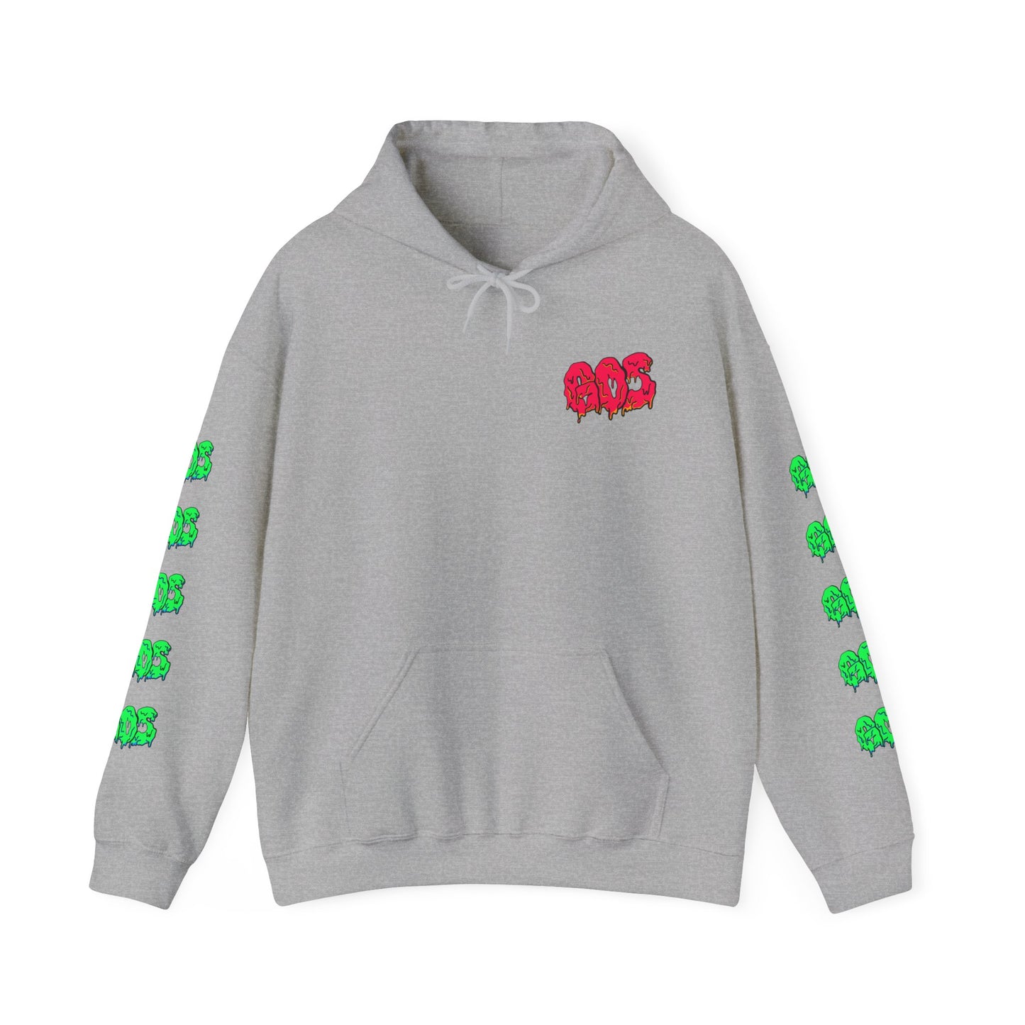 GOS SLIME red/green FULL SLEEVE Unisex Hooded Sweatshirt