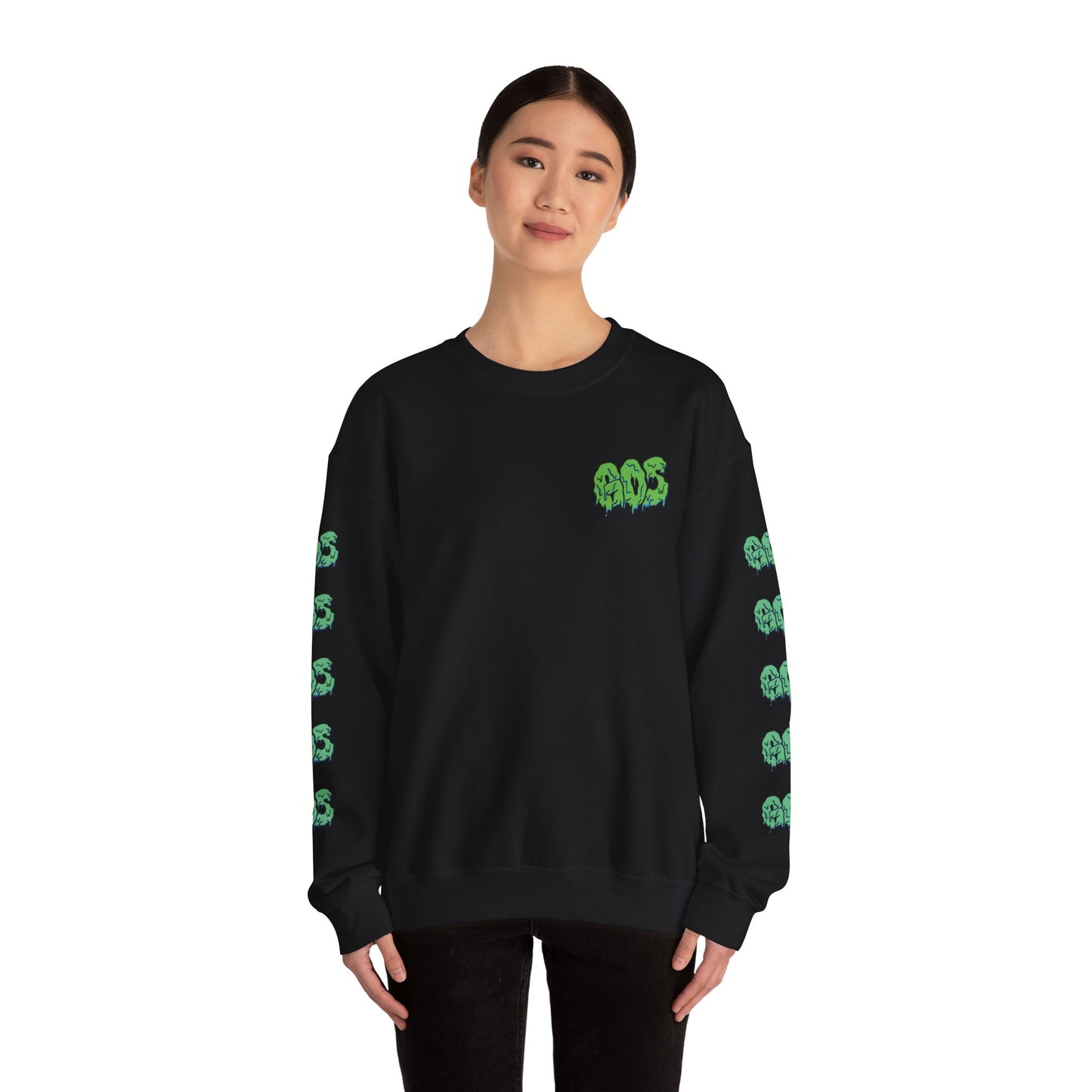 GOS SLIME green/aqua FULL SLEEVE unisex sweatshirt