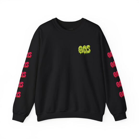 GOS SLIME acid green/red FULL SLEEVE unisex sweatshirt